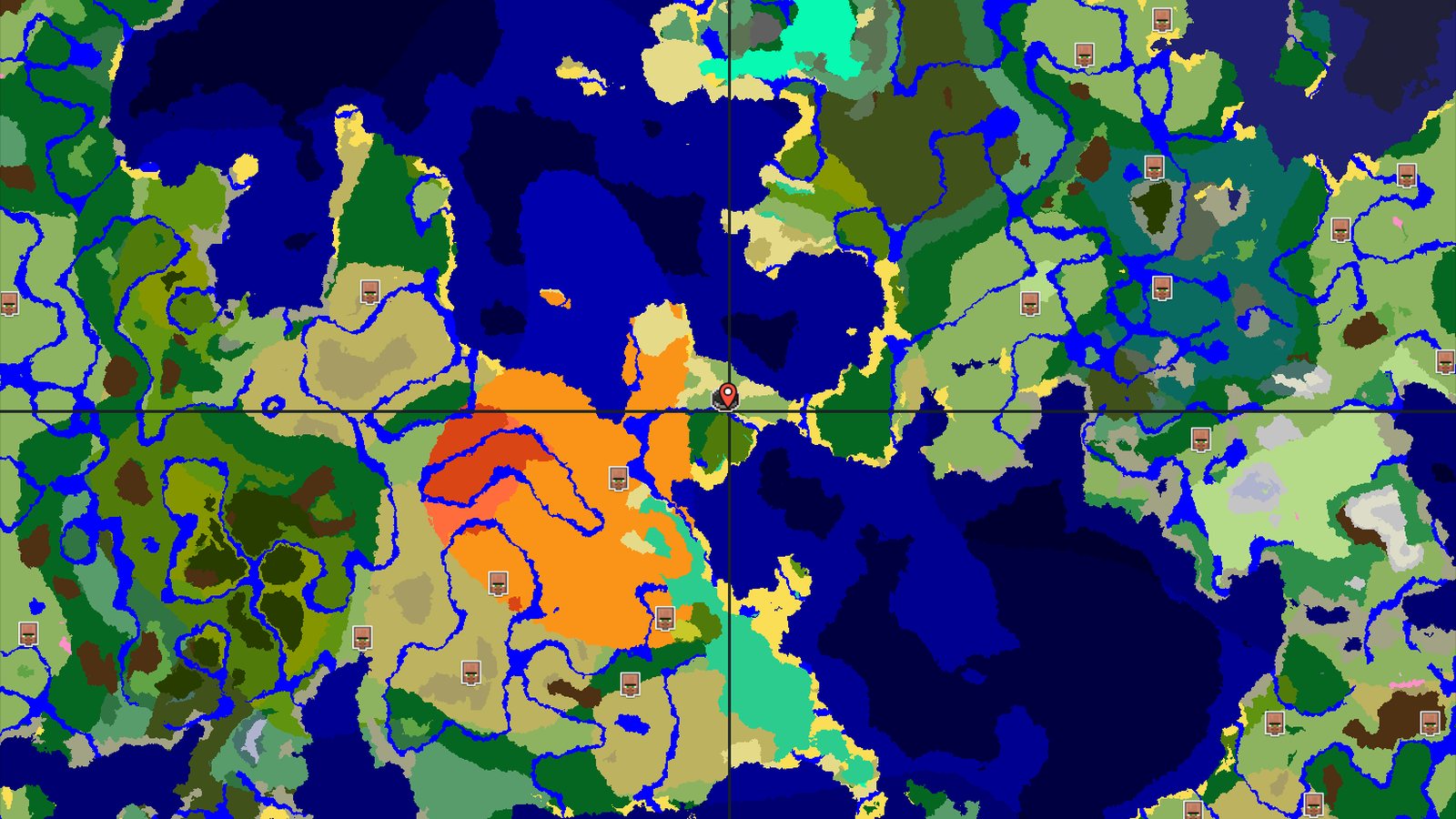 Spawn Near a Mangrove Swamp and Windswept Savanna — Minecraft seed preview