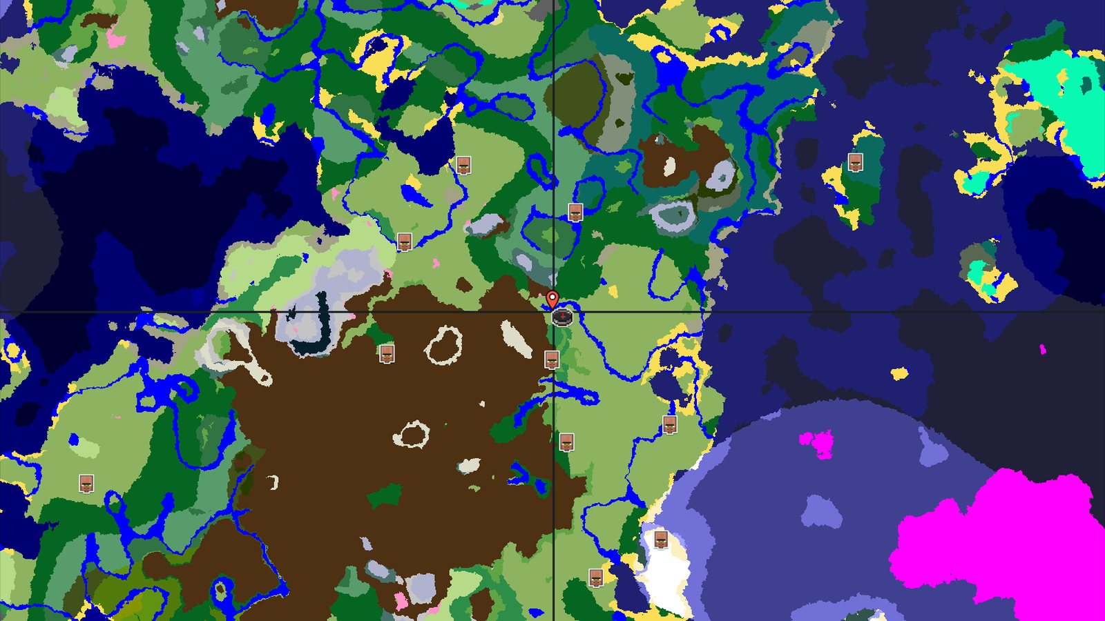 Trial Chambers and Cherry Blossoms Near a Grassy Spawn — Minecraft seed preview