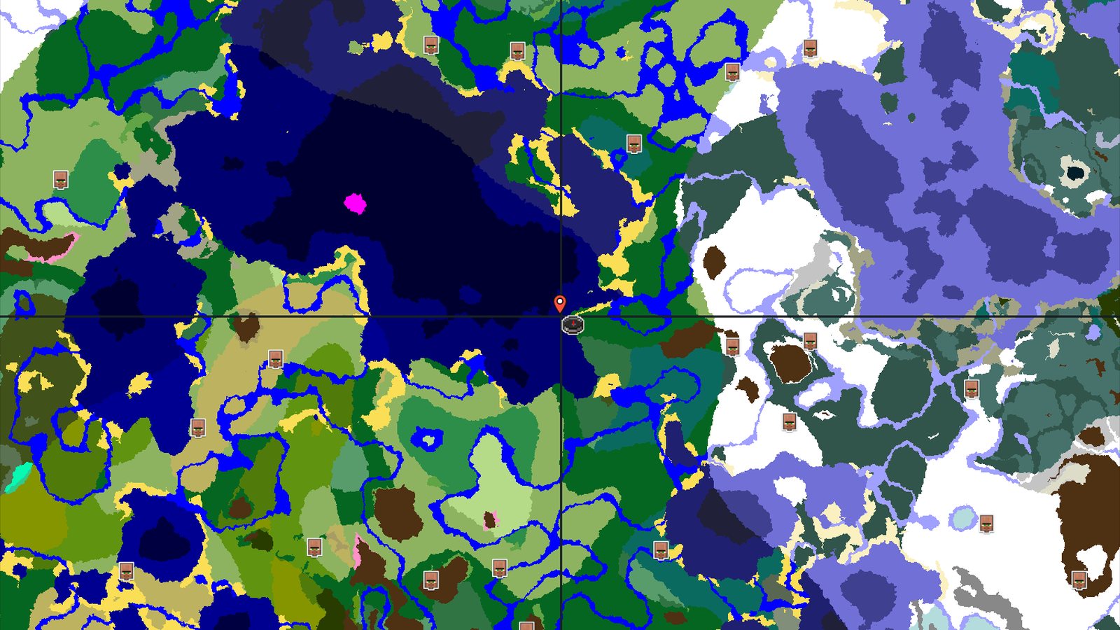 Forest Spawn with Shipwreck and Ocean Ruin Nearby — Minecraft seed preview