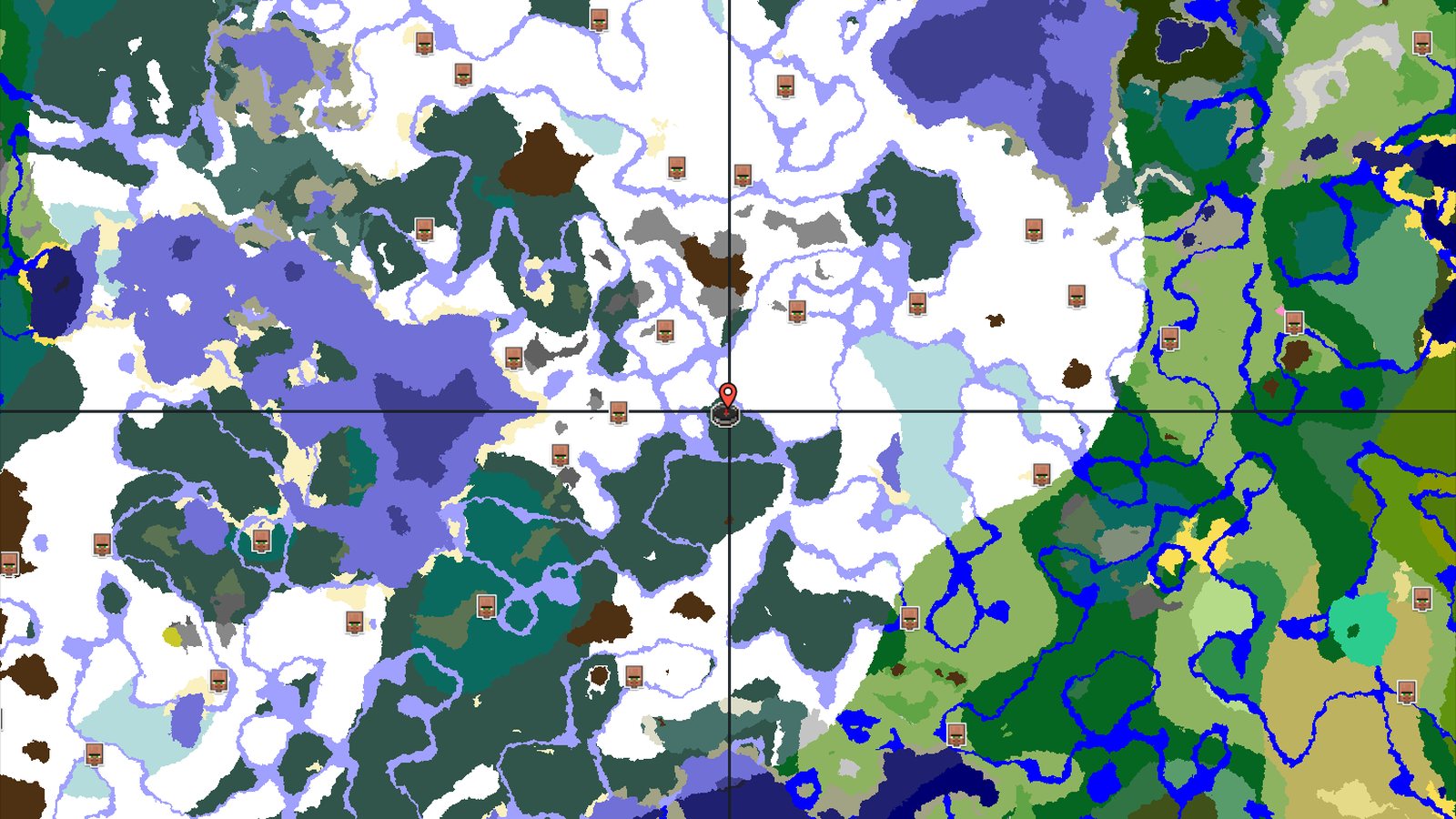 Spawn in Snowy Taiga with Nearby Igloo — Minecraft seed preview