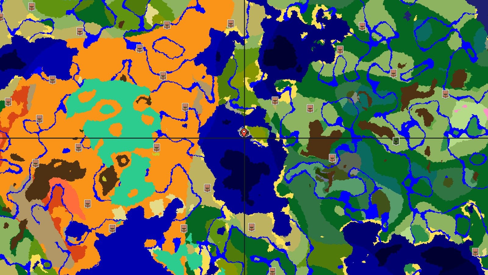 Bamboo Jungle Island — Minecraft seed preview