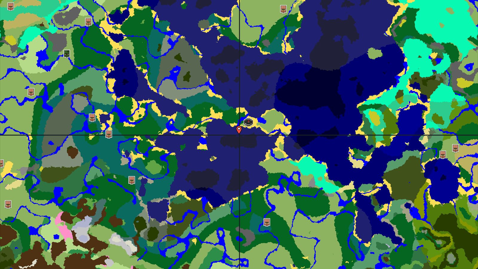 An Ocean Monument, Shipwreck, and Buried Treasure near Spawn — Minecraft seed preview