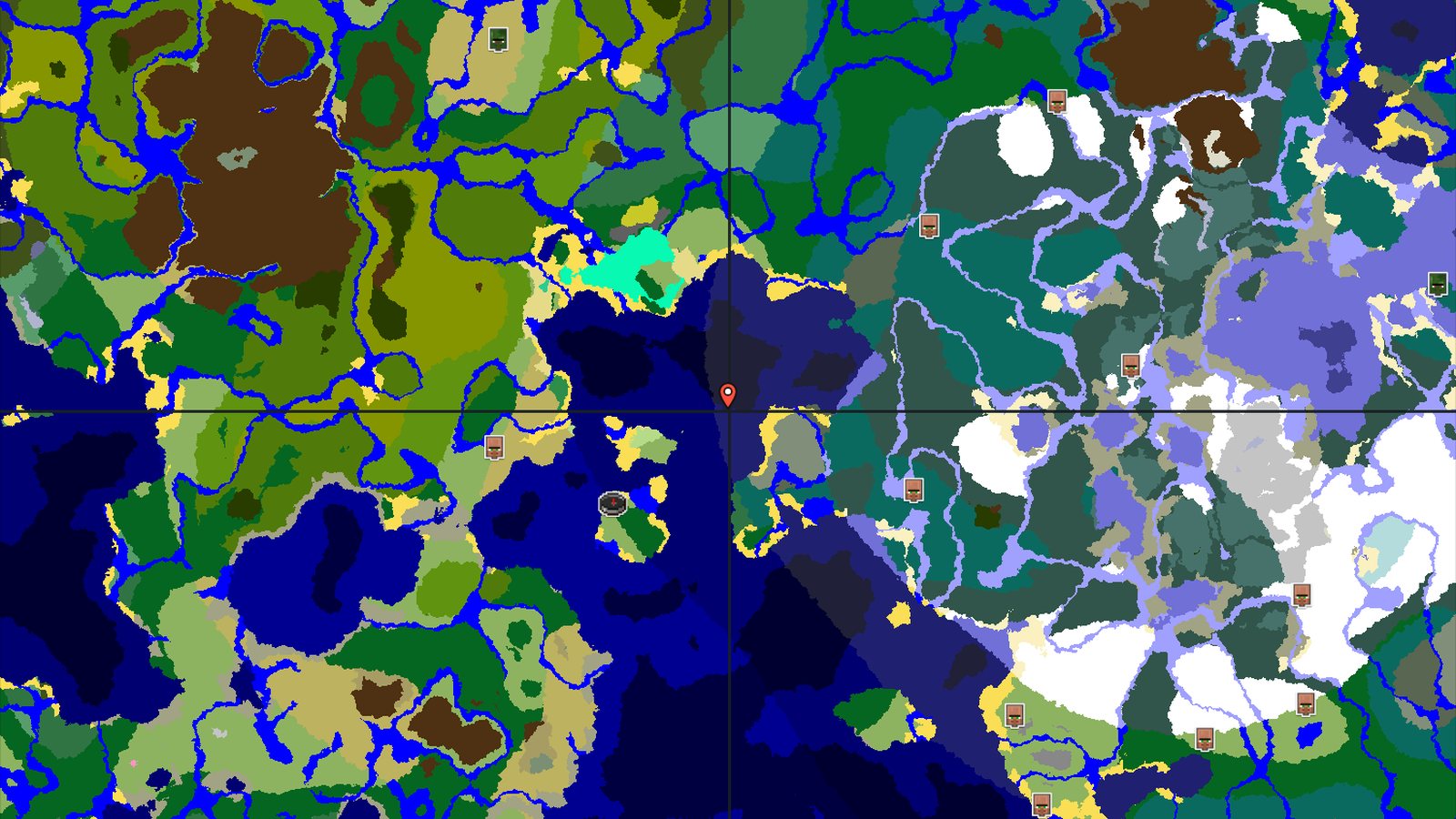 Plains Island with an Abandoned Camp — Minecraft seed preview