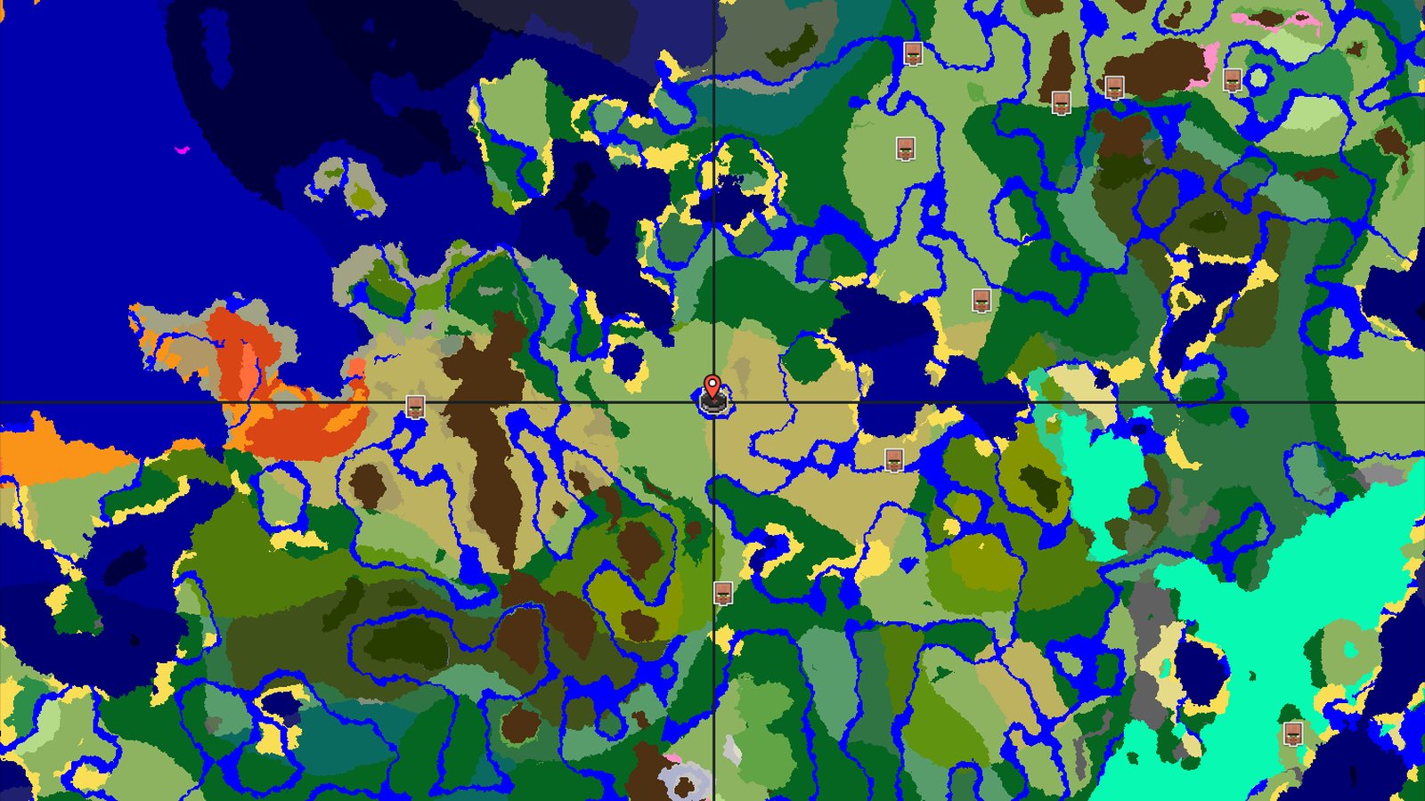 Savanna Start with a Nearby Village and Sprawling Jungles — Minecraft seed preview