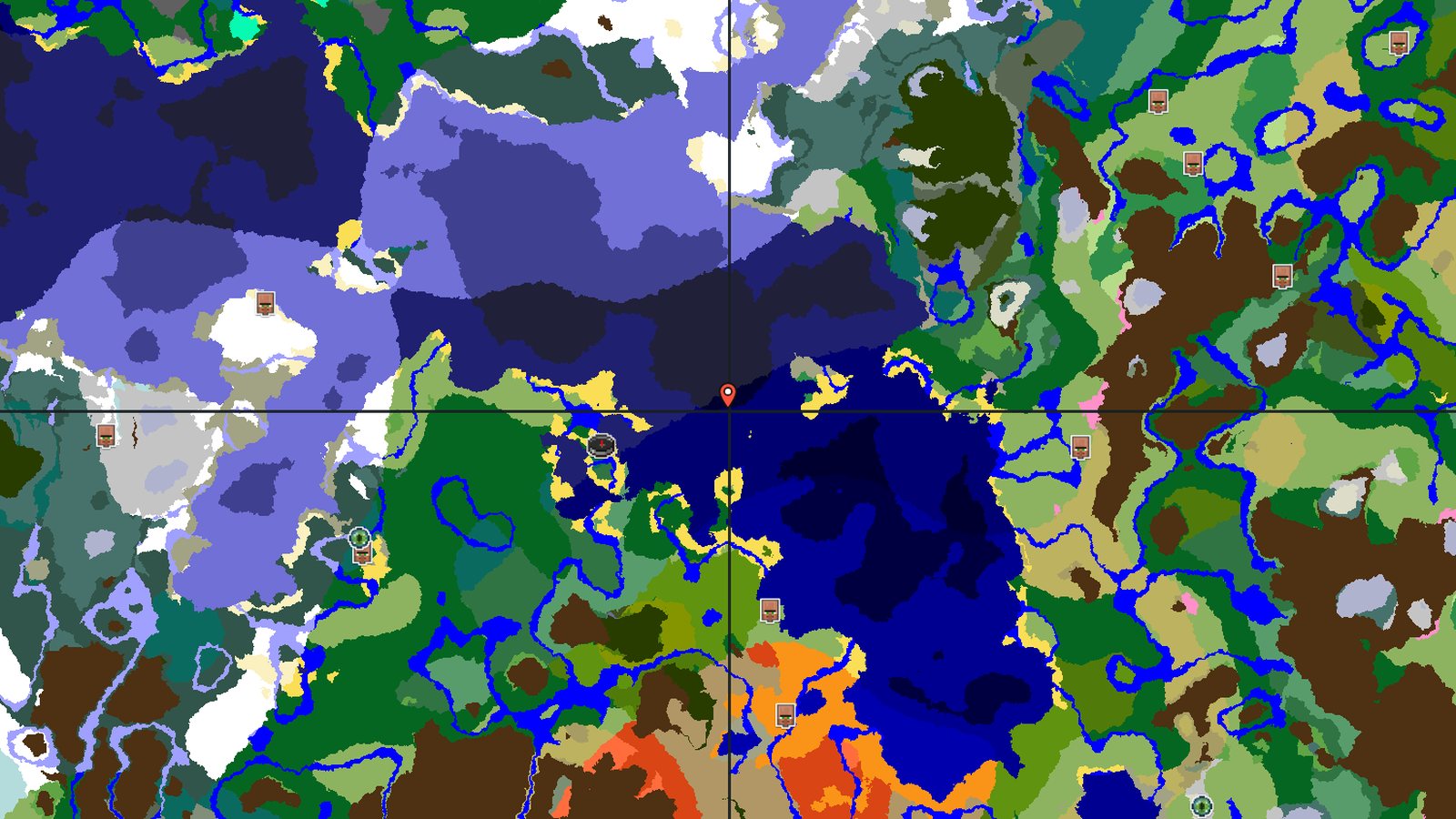 Forest Island with Shipwreck — Minecraft seed preview