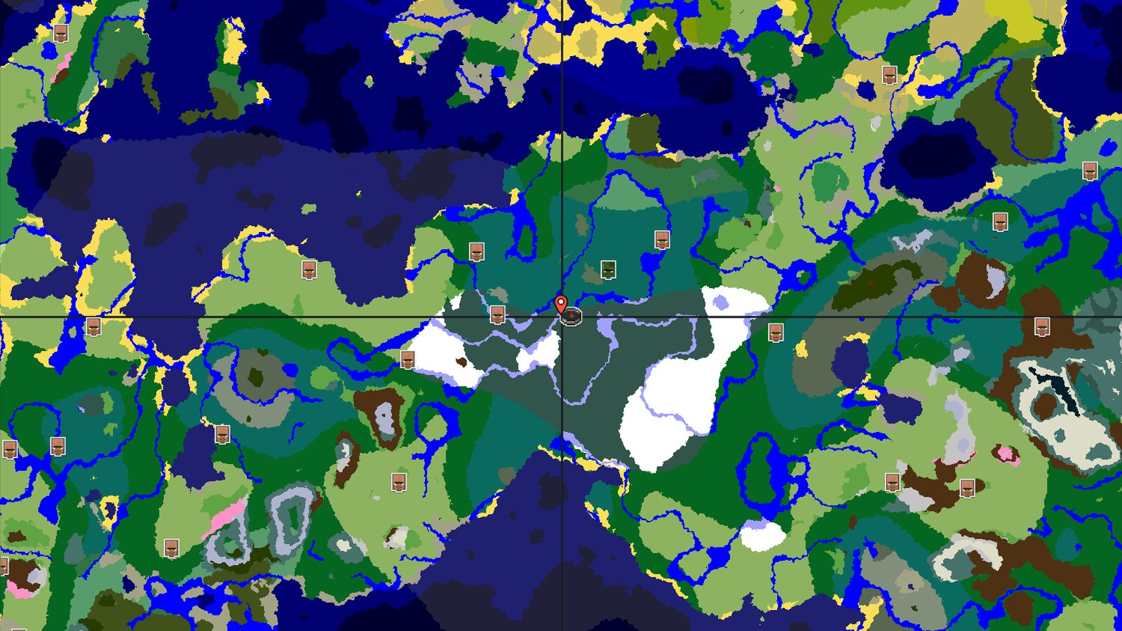 Snowy Taiga Spawn With Nearby Zombie Village — Minecraft seed preview