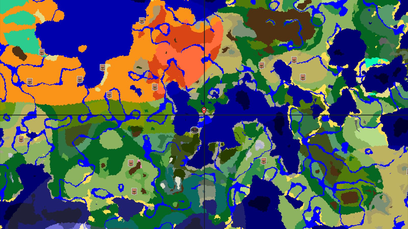Bamboo Jungle Spawn and Nearby Ruined Portal — Minecraft seed preview