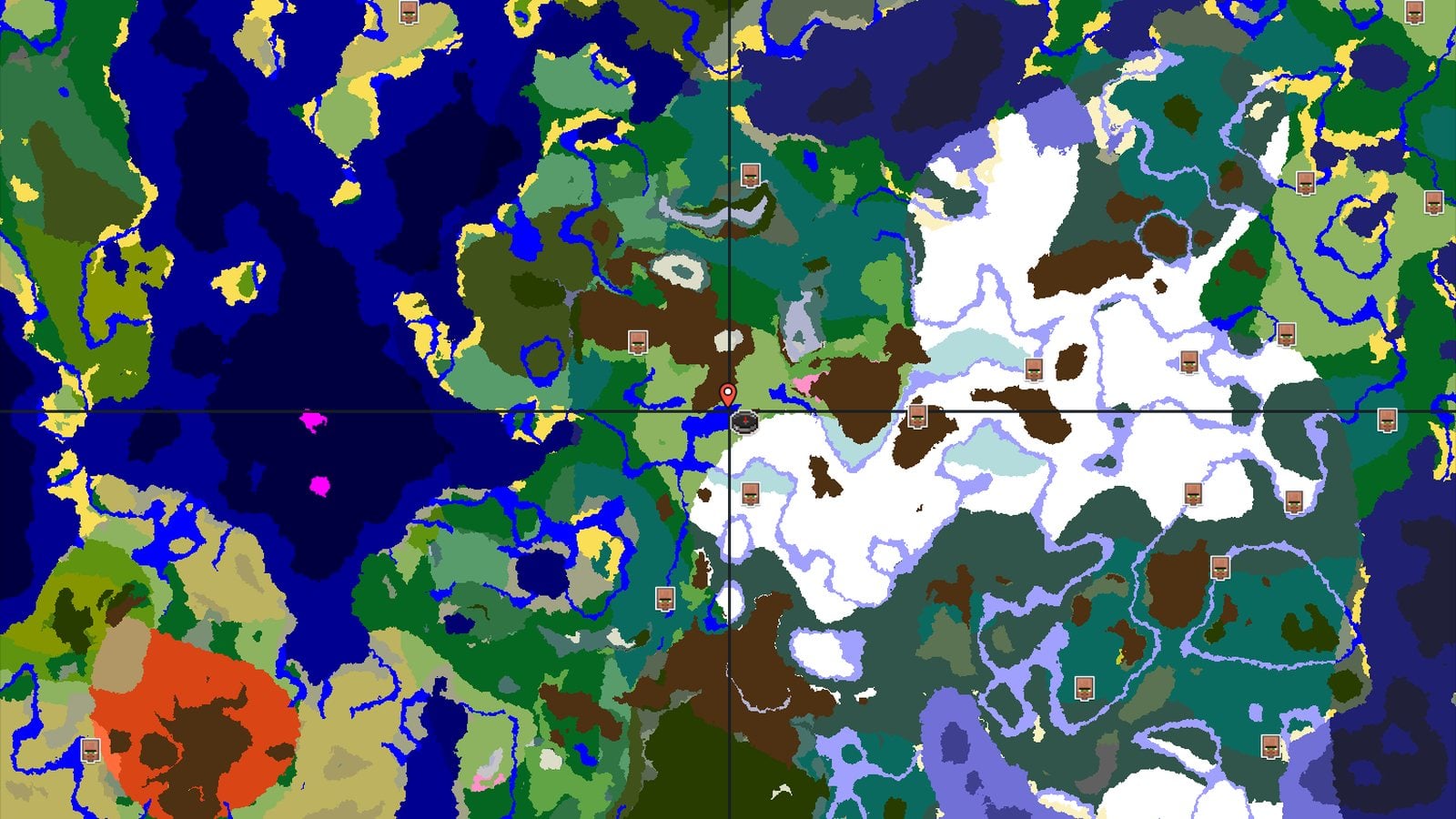 Ancient City and Trial Chambers Near Snowy Spawn — Minecraft seed preview