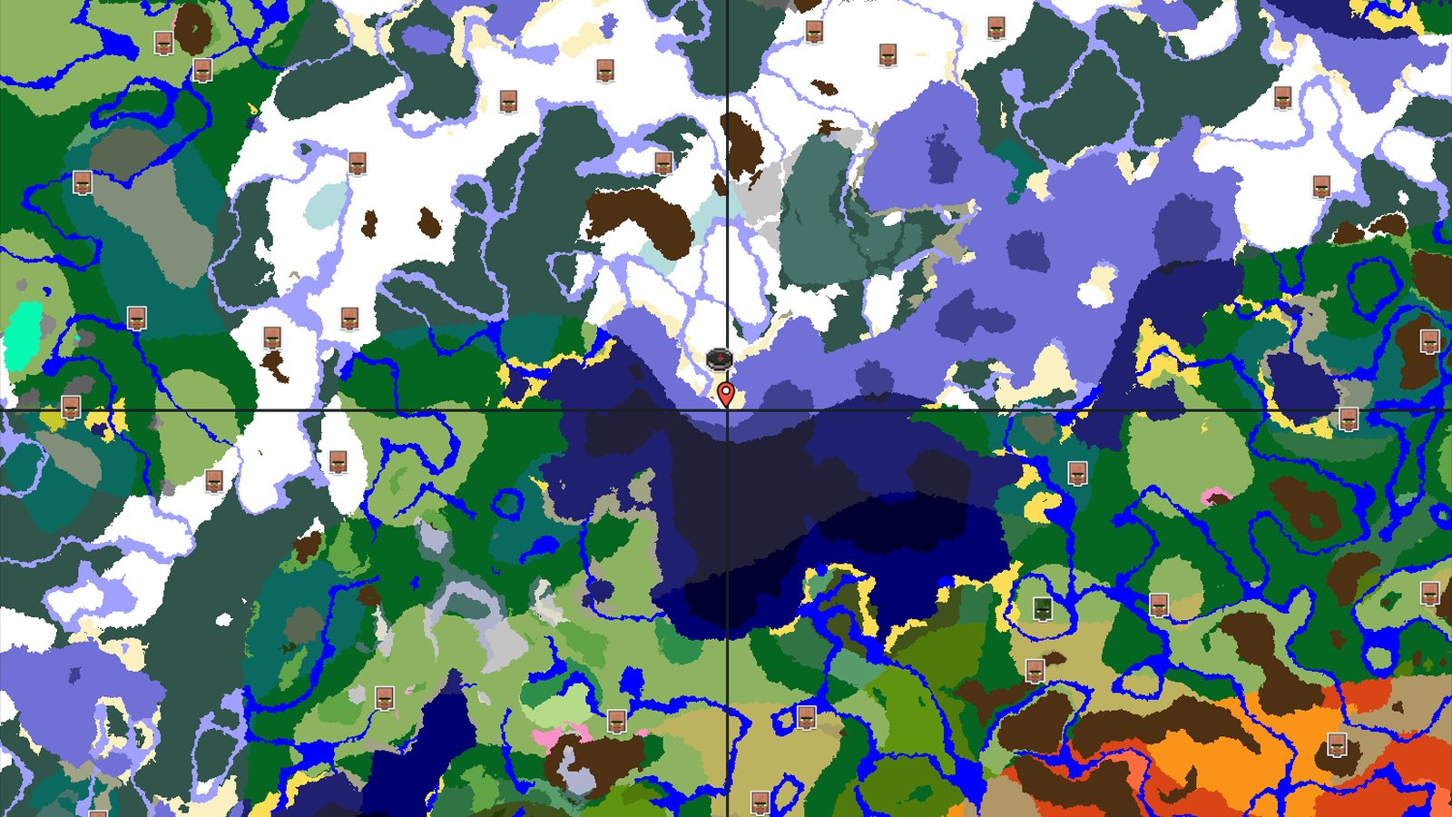 Shipwreck and Buried Treasure Near a Snowy Spawn — Minecraft seed preview