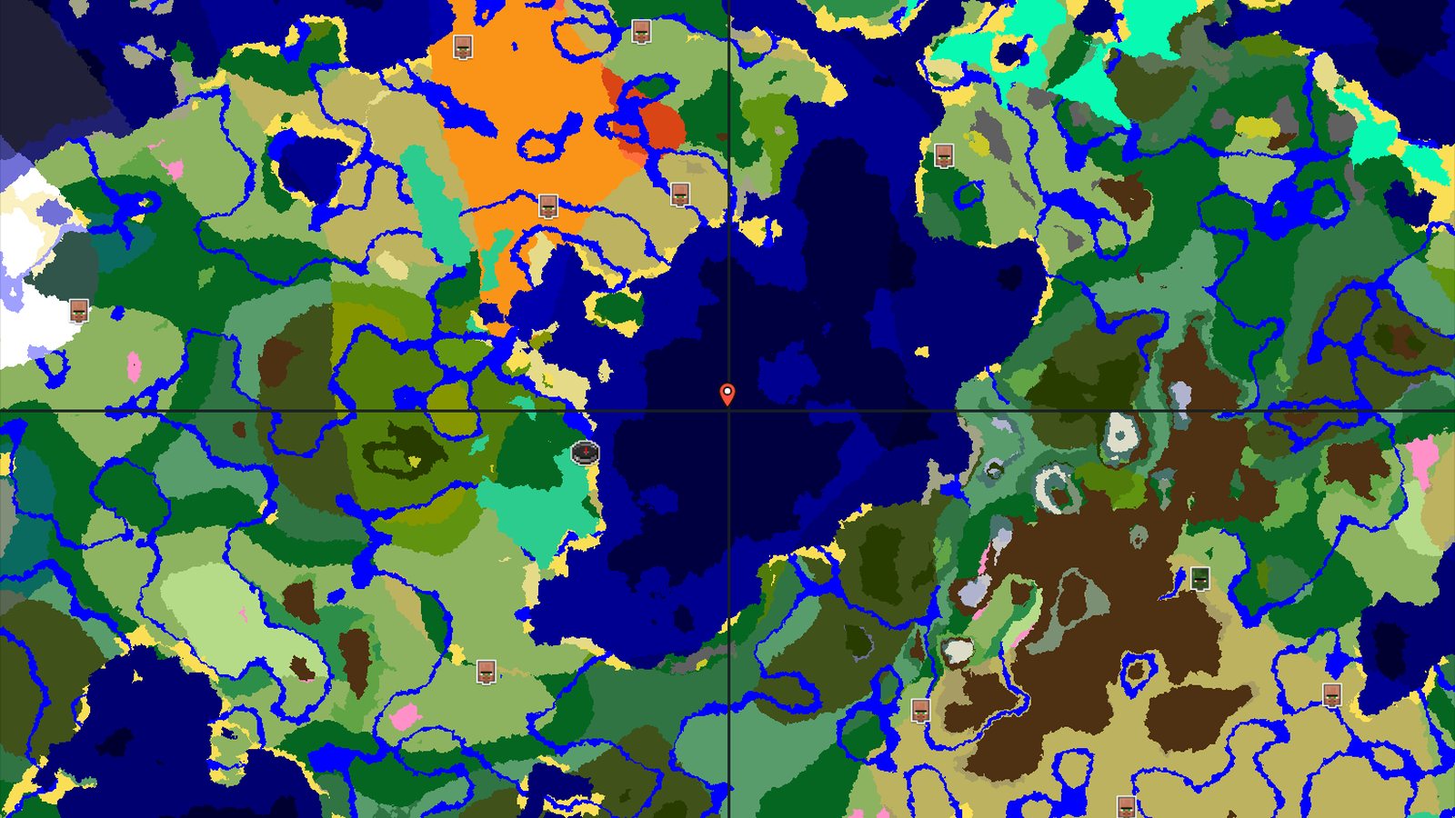 Mangrove Swamp Spawn with Nearby Trial Chambers — Minecraft seed preview