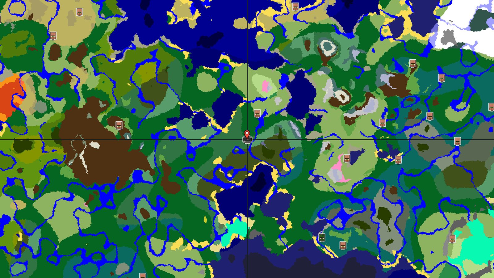 Pale Garden Beside a Lakeside Village — Minecraft seed preview
