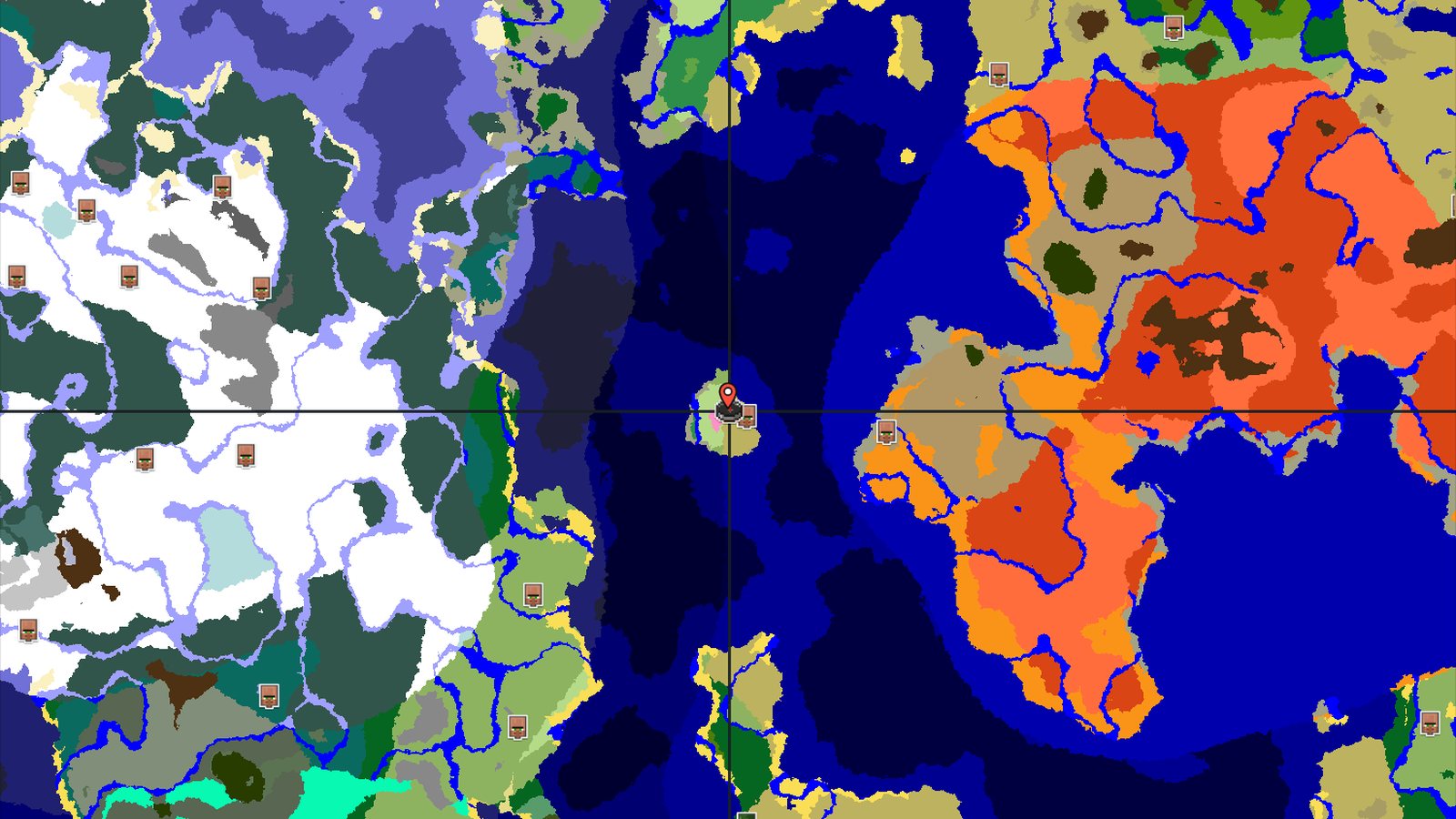 Savanna Island with a Nearby Cherry Grove — Minecraft seed preview