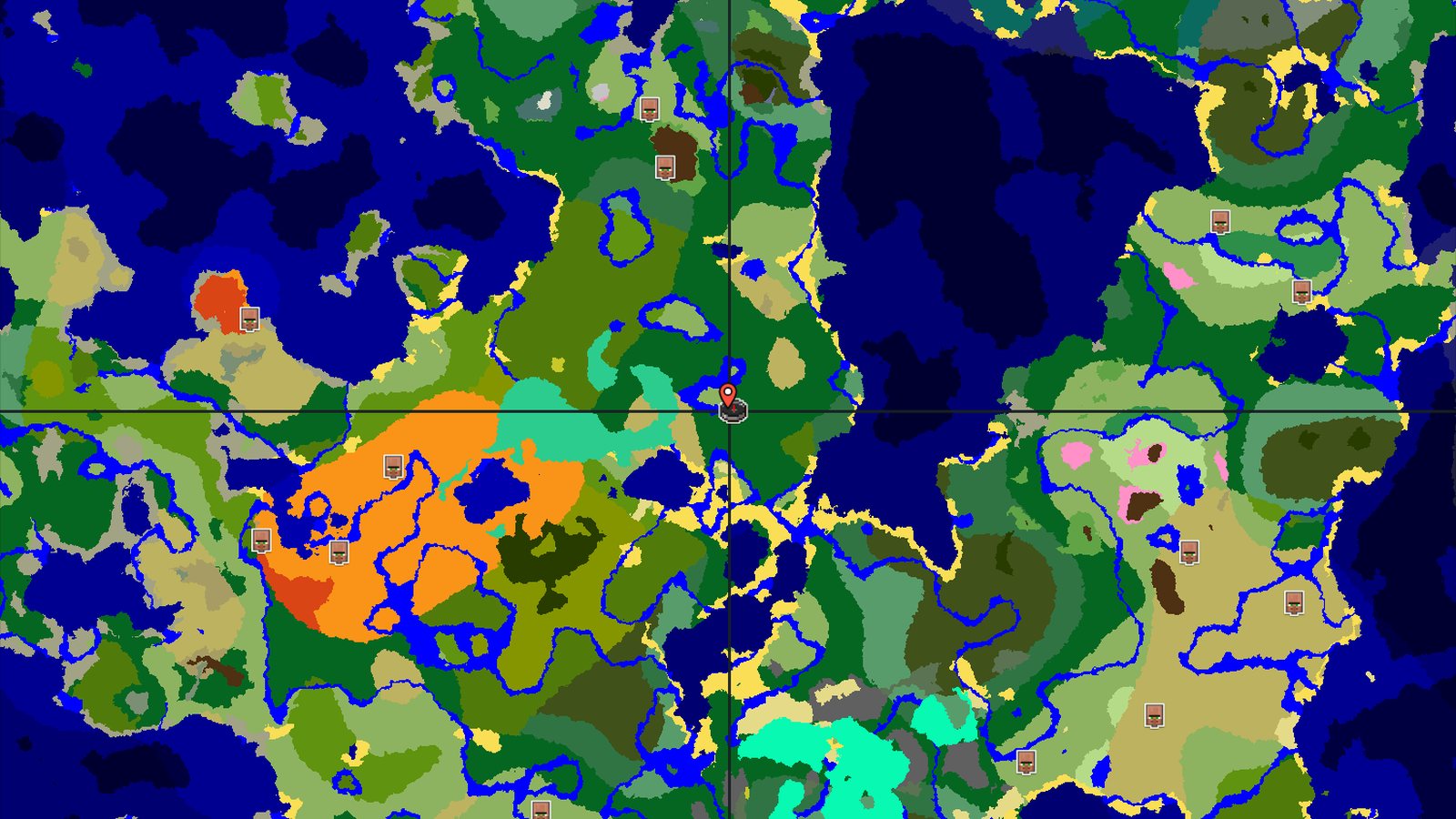 Ocean Ruin Beside a Forest Lake — Minecraft seed preview