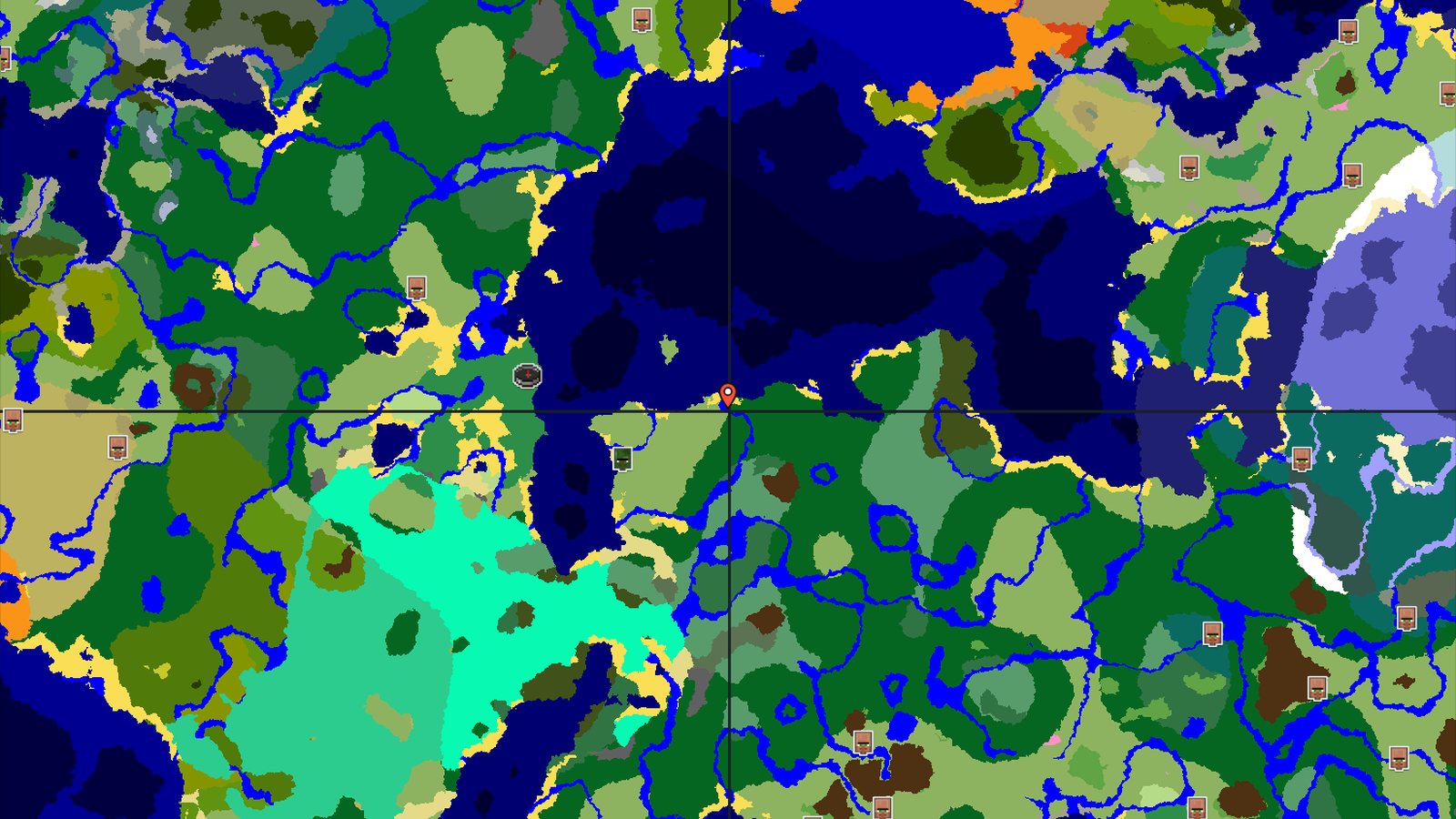 Flower Forest Spawn with Nearby Trial Chambers — Minecraft seed preview