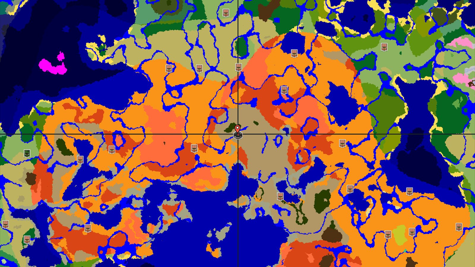 Wooded Badlands Spawn with Nearby Trial Chambers — Minecraft seed preview