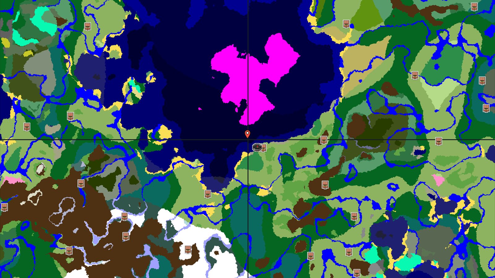 A Quiet Start with a Nearby Mushroom Fields Island — Minecraft seed preview
