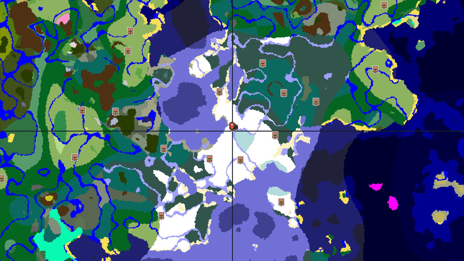 Ice Spikes Near Spawn in a Snowy World — Minecraft seed preview