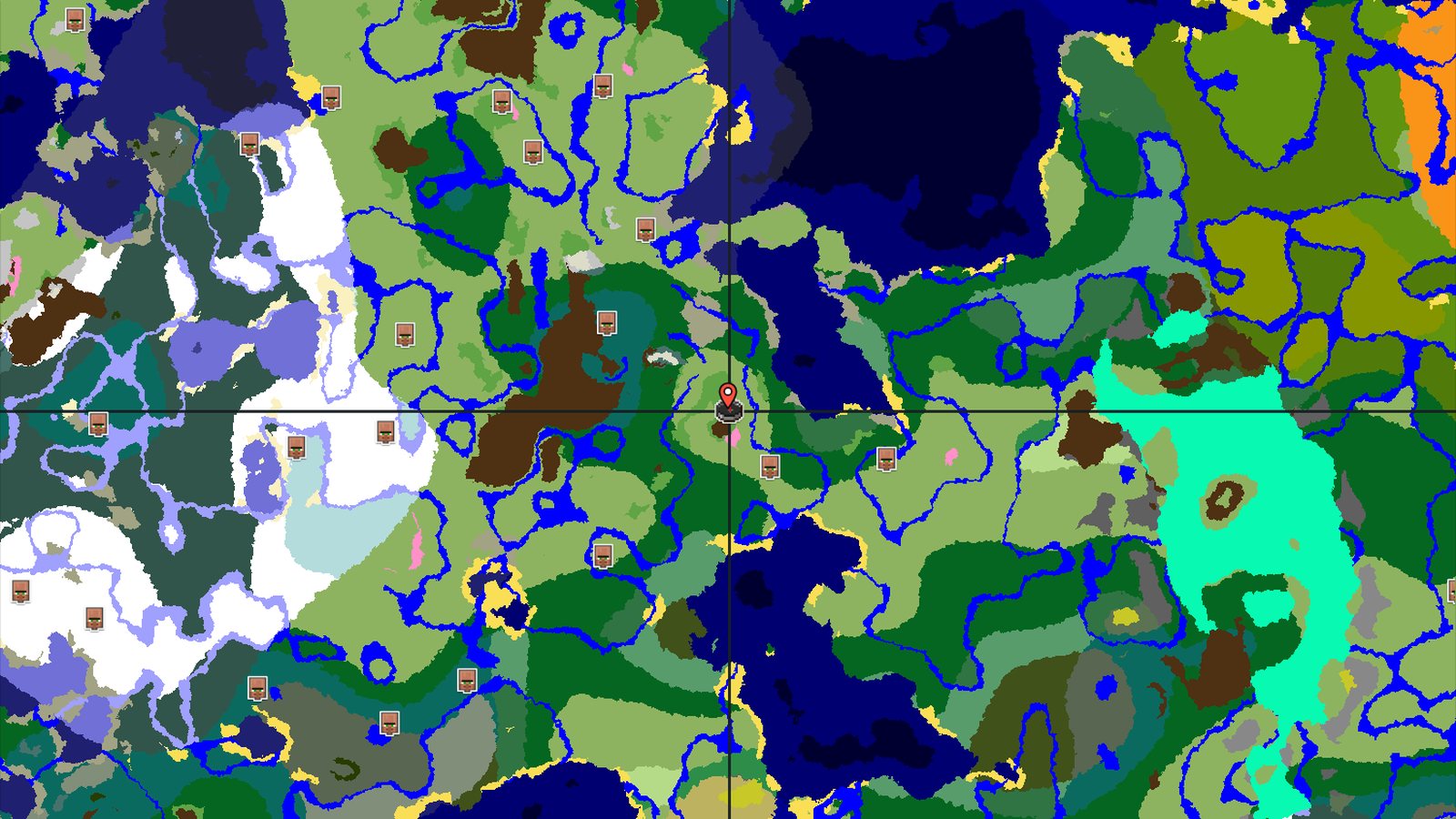 Cherry Grove and Mineshaft Near a Plains Spawn — Minecraft seed preview