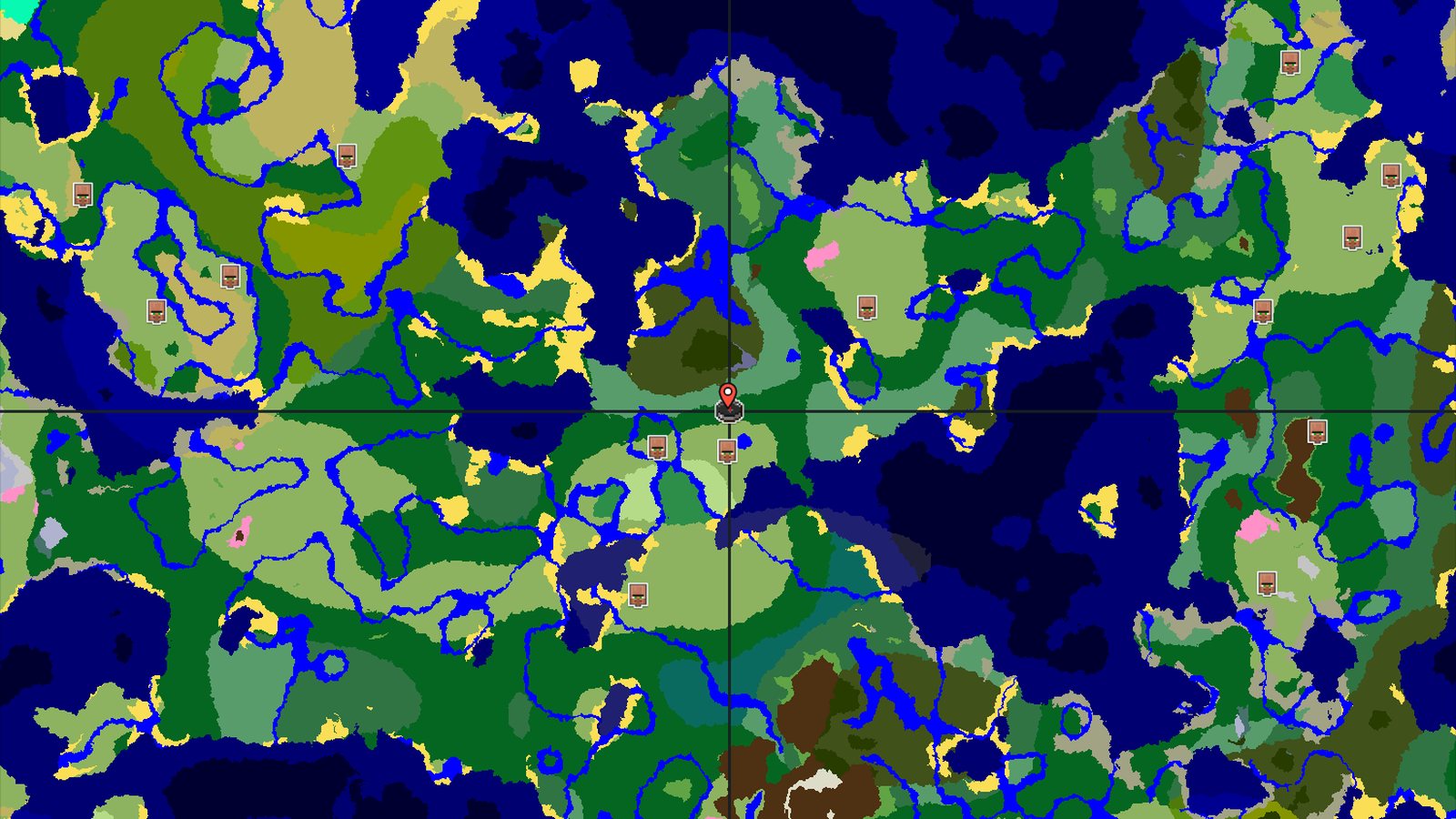 Pale Garden and Village, Quick Start Forest Spawn — Minecraft seed preview