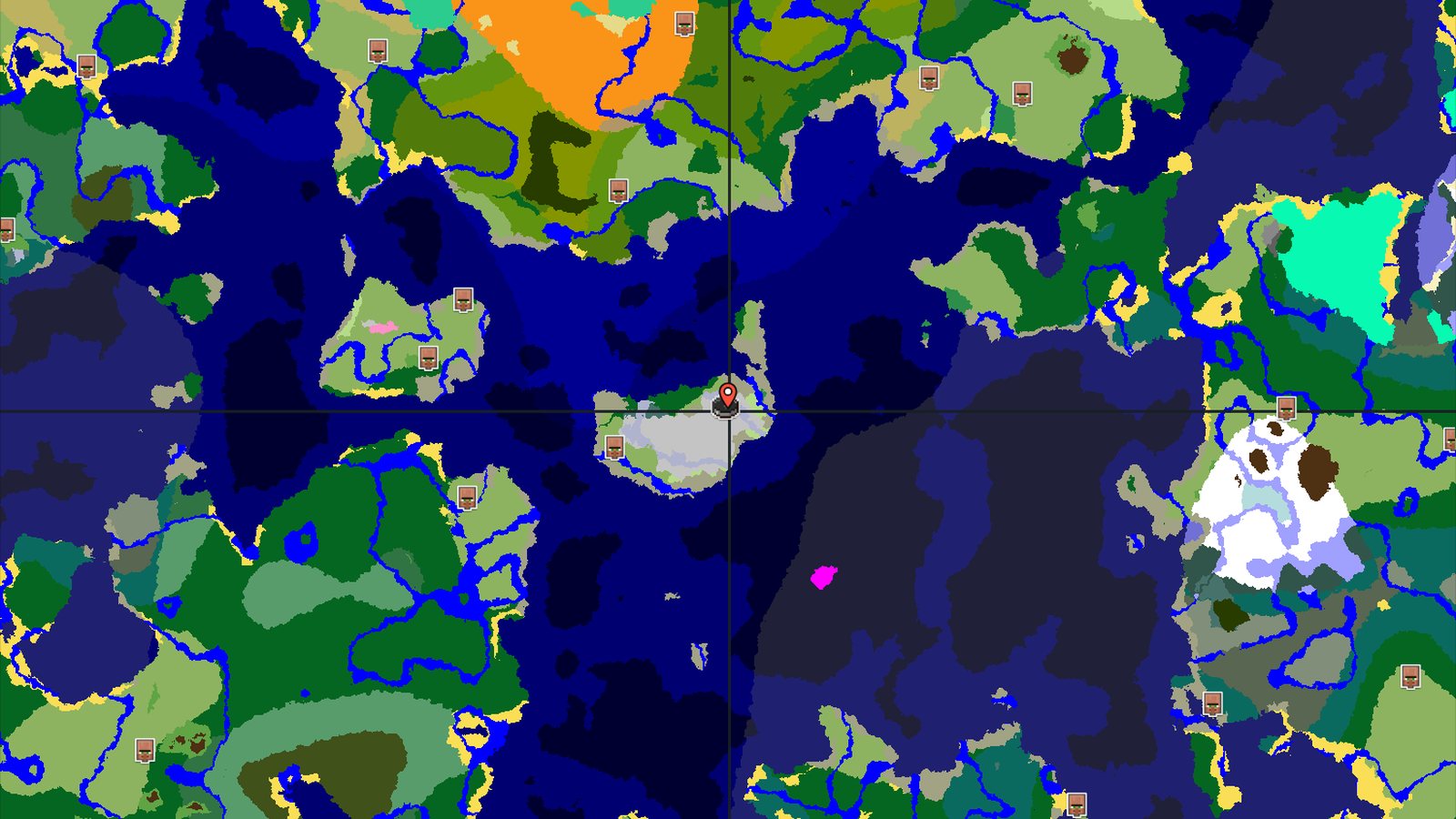Ancient City at Spawn in Icy Mountains — Minecraft seed preview