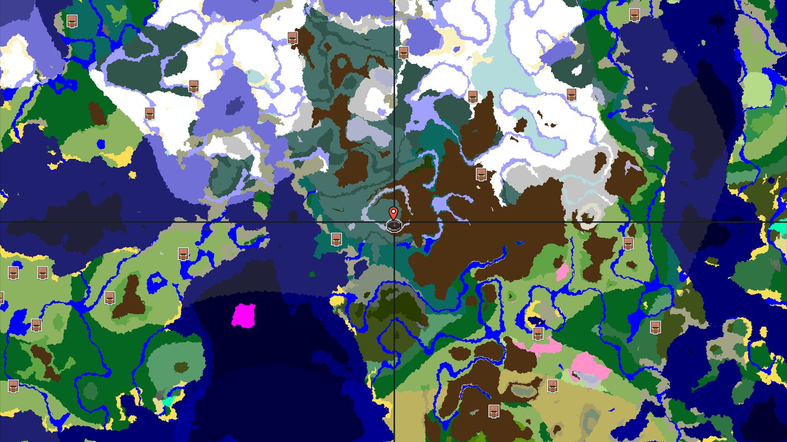 Spawn in a Grove with Nearby Frozen Peaks and Ancient City — Minecraft seed preview