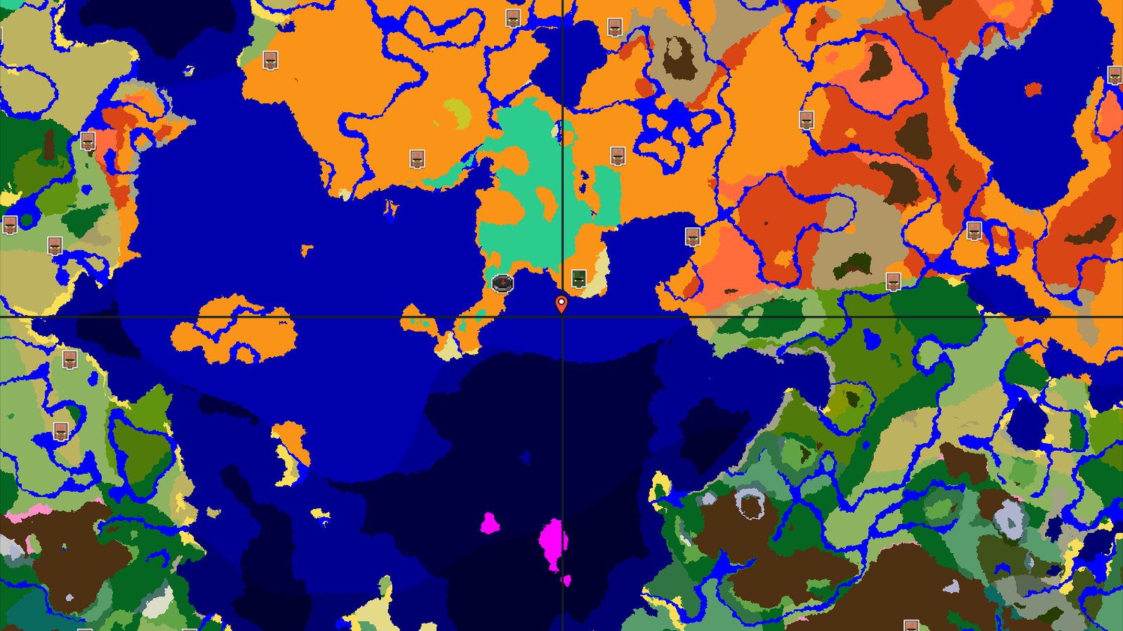 Mangrove Swamp Spawn with Nearby Trial Chambers — Minecraft seed preview