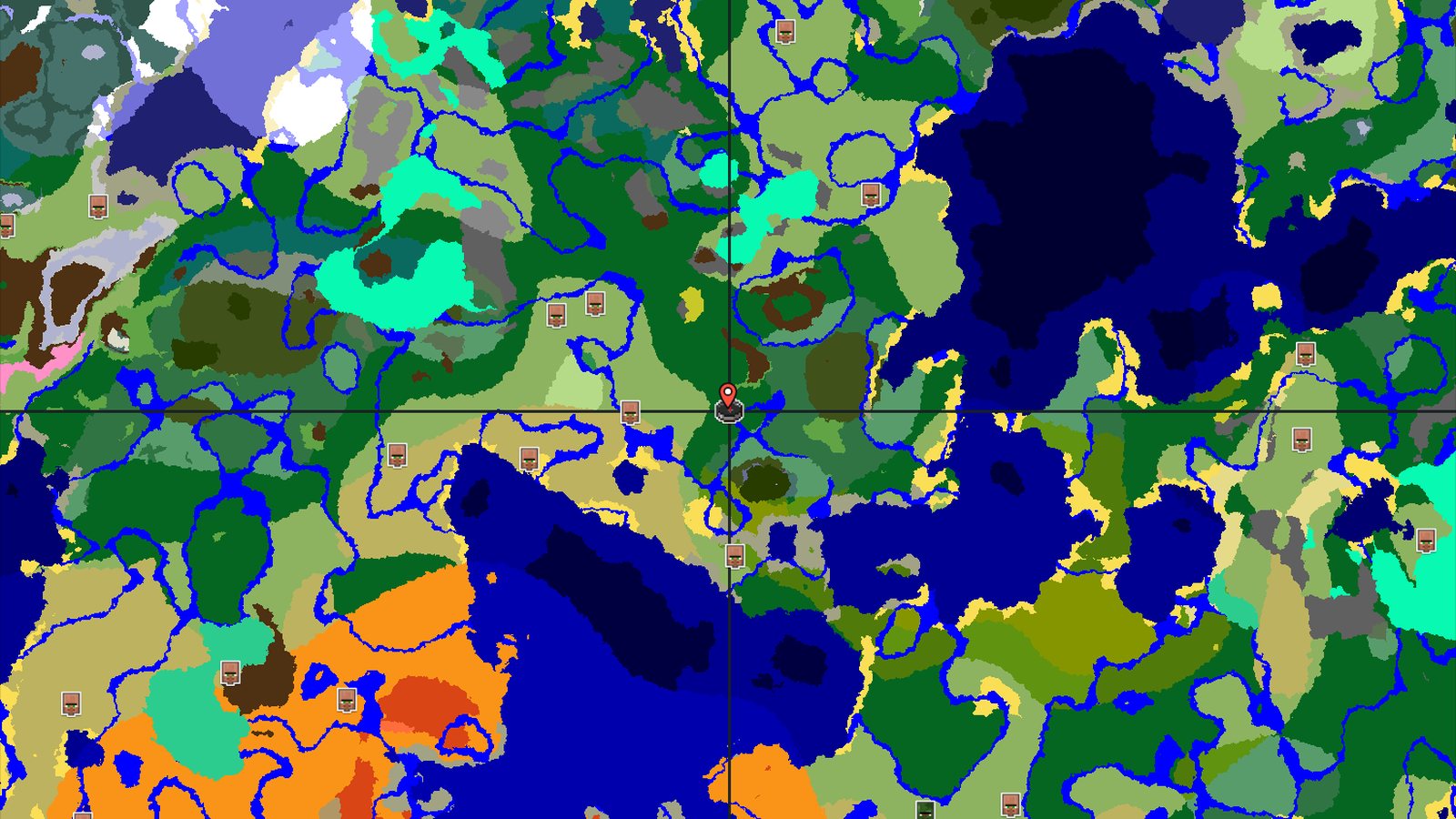 Jungle Temple and Stronghold Near Diverse Spawn — Minecraft seed preview