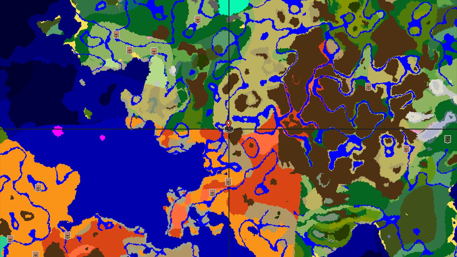Badlands and Savanna Mix with Nearby Trial Chambers — Minecraft seed preview