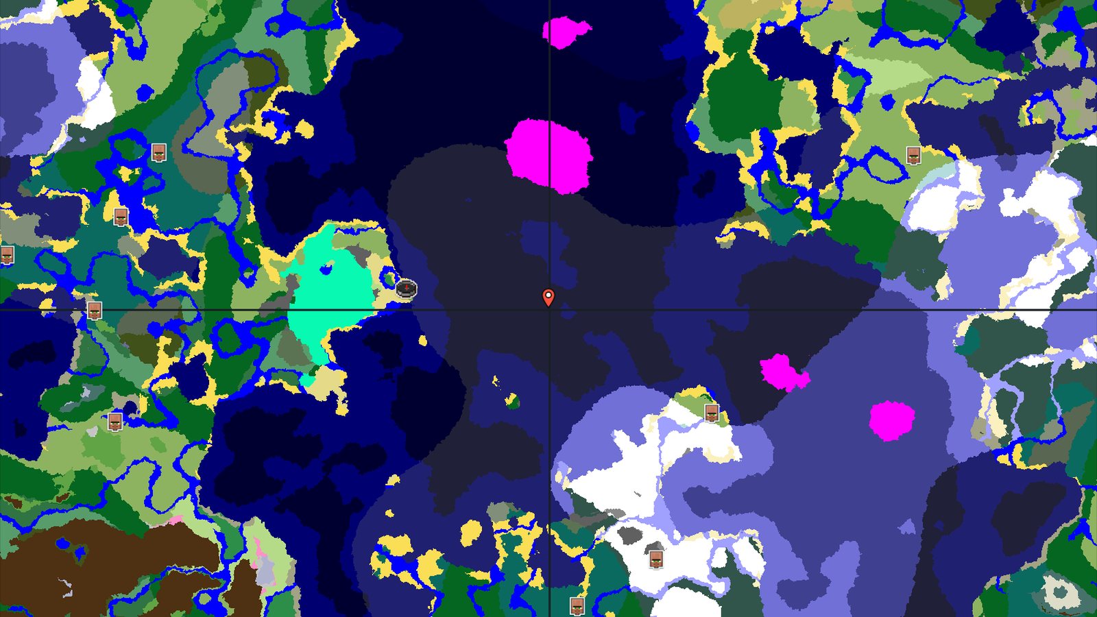 Spawn in Windswept Savanna with Nearby Flower Forest — Minecraft seed preview