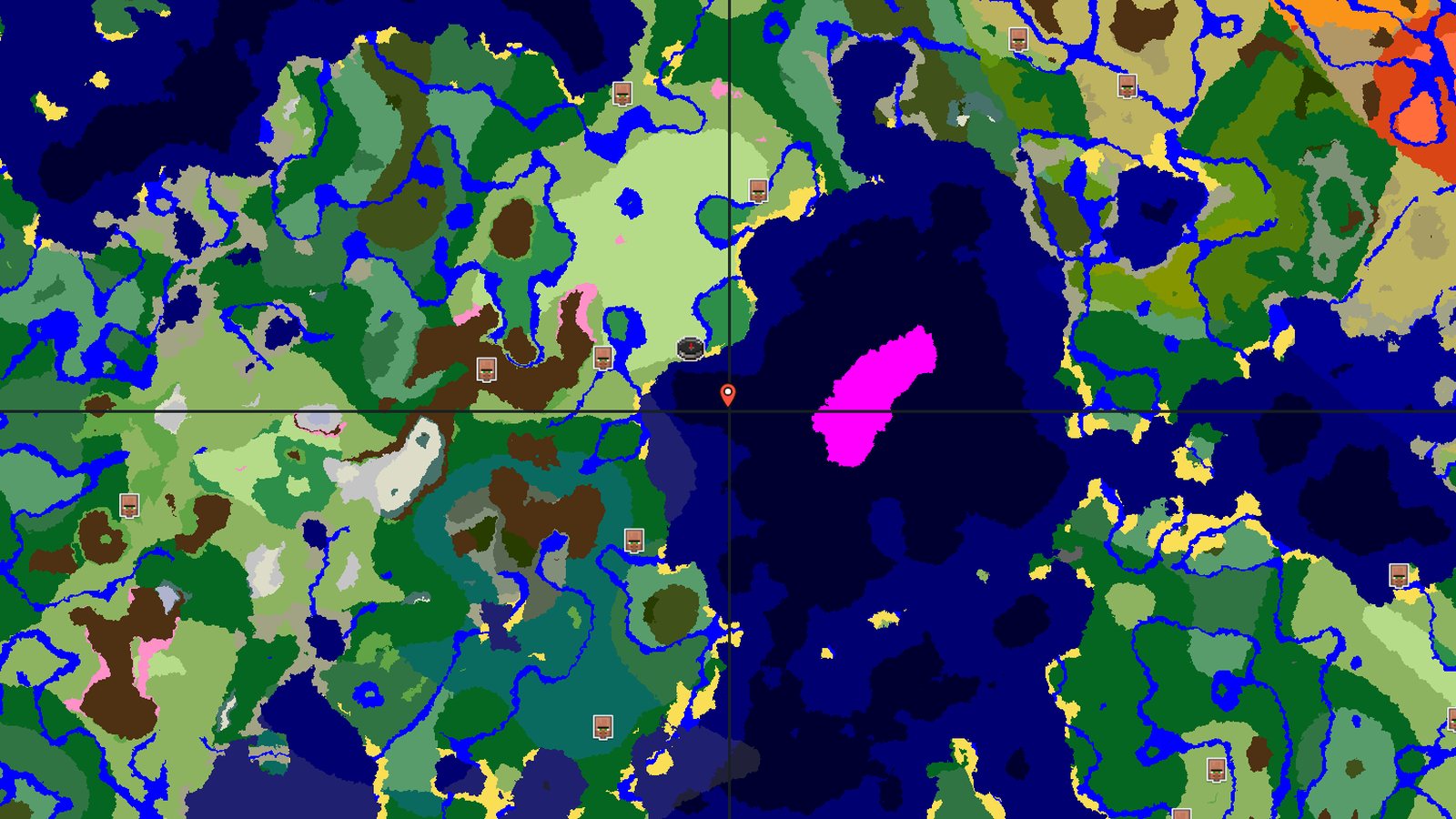 Flower Forest and Mushroom Fields Near Spawn — Minecraft seed preview