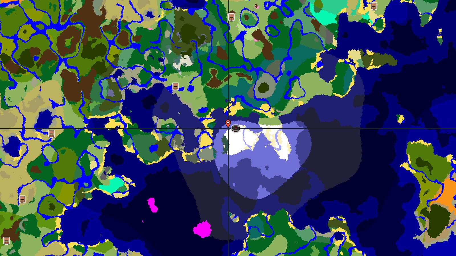 Snowy Plains Survival Island with Igloo — Minecraft seed preview