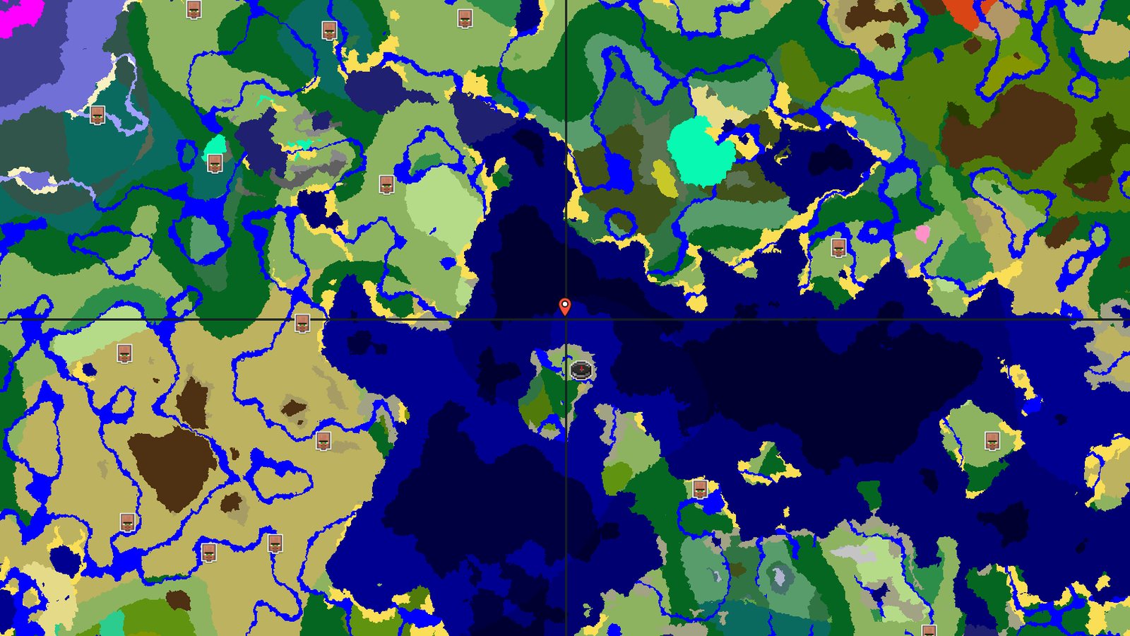 Survival Island with Nearby Buried Treasure — Minecraft seed preview