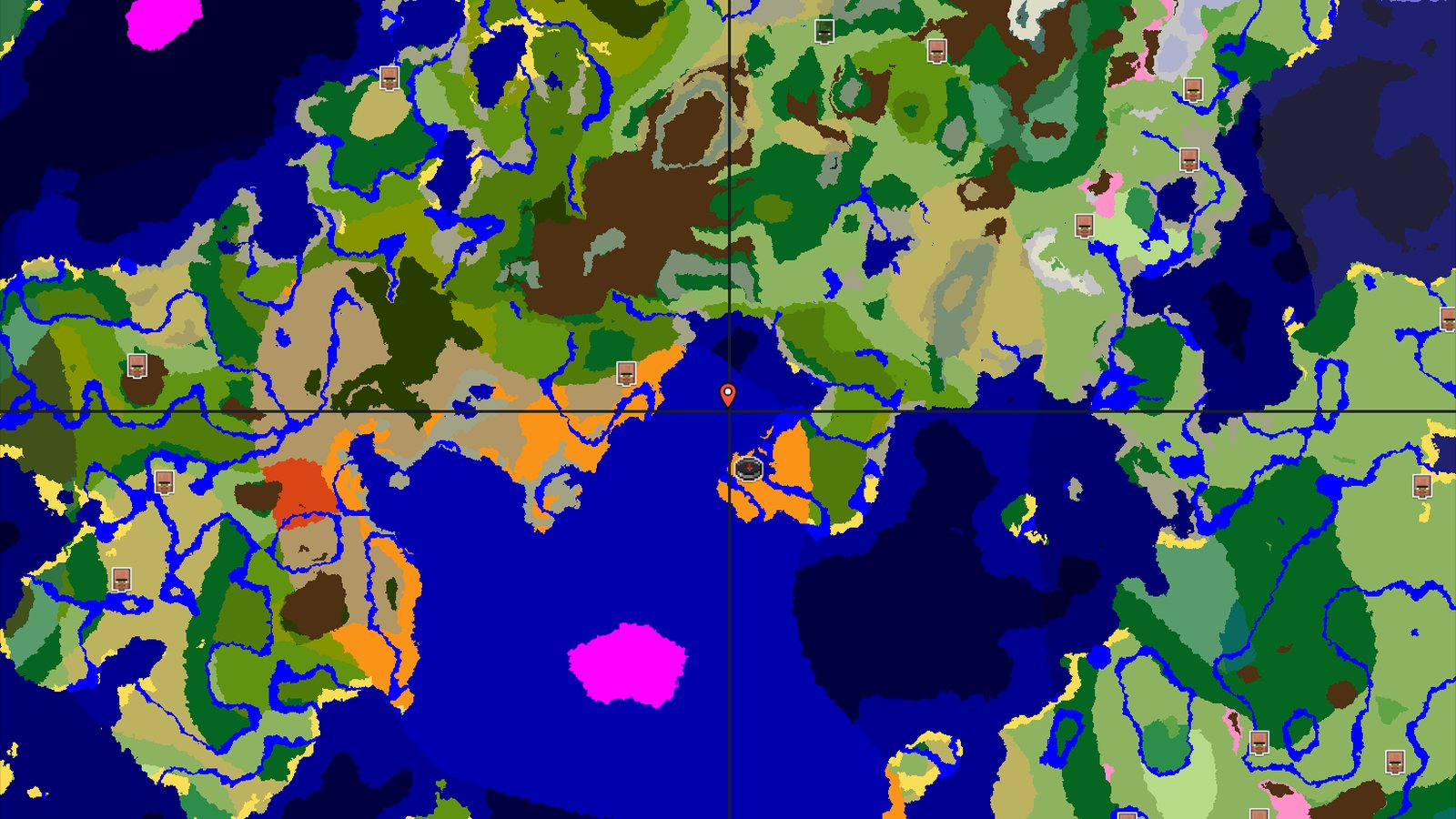 Desert Start with Distant Ancient City and Jungles — Minecraft seed preview