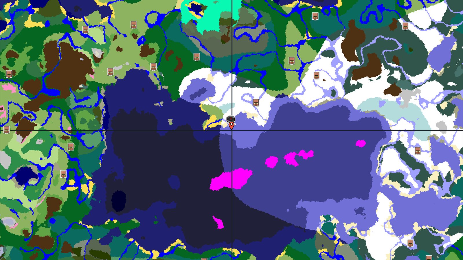 Ice Spikes Near Spawn, Mushroom Fields Not Far — Minecraft seed preview