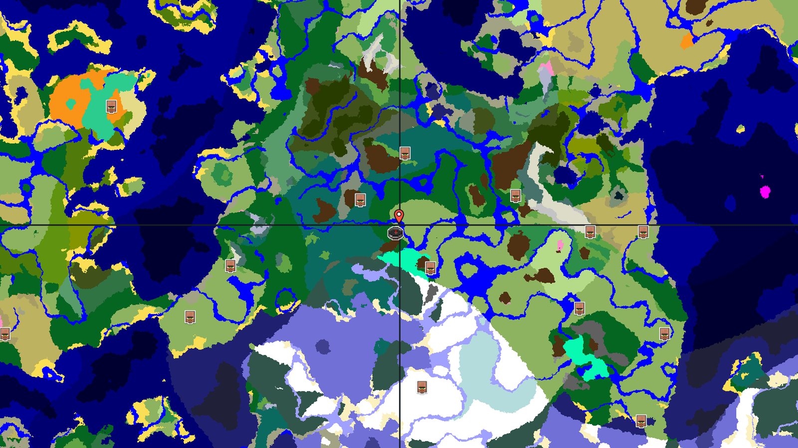 Forest Spawn Near Trial Chambers and Village — Minecraft seed preview