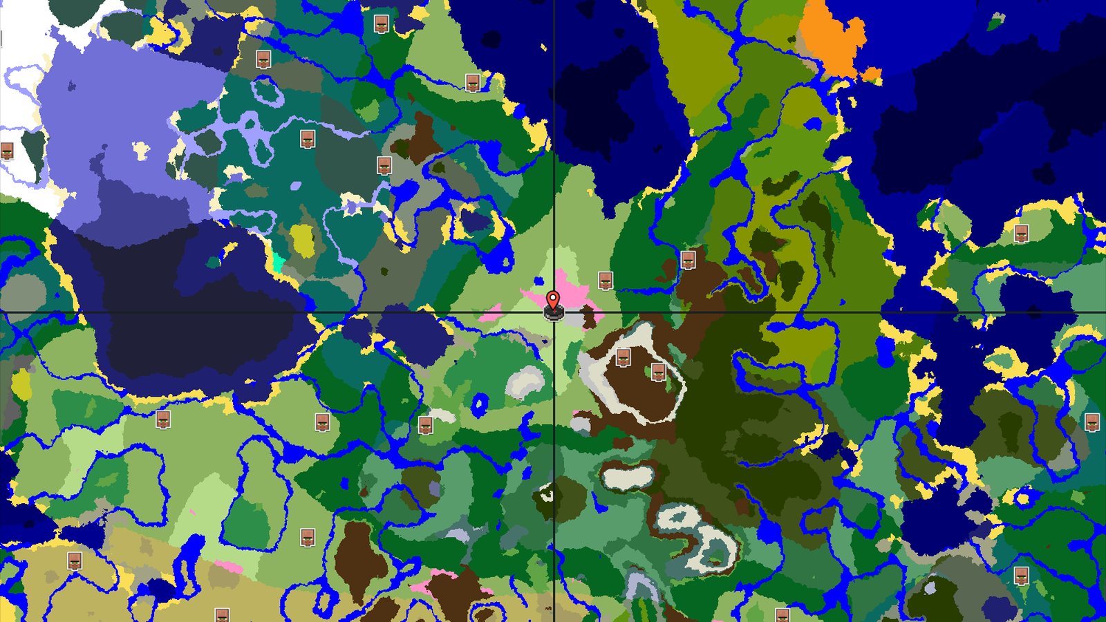 Cherry Grove and Ancient City Near a Mountain Peak — Minecraft seed preview