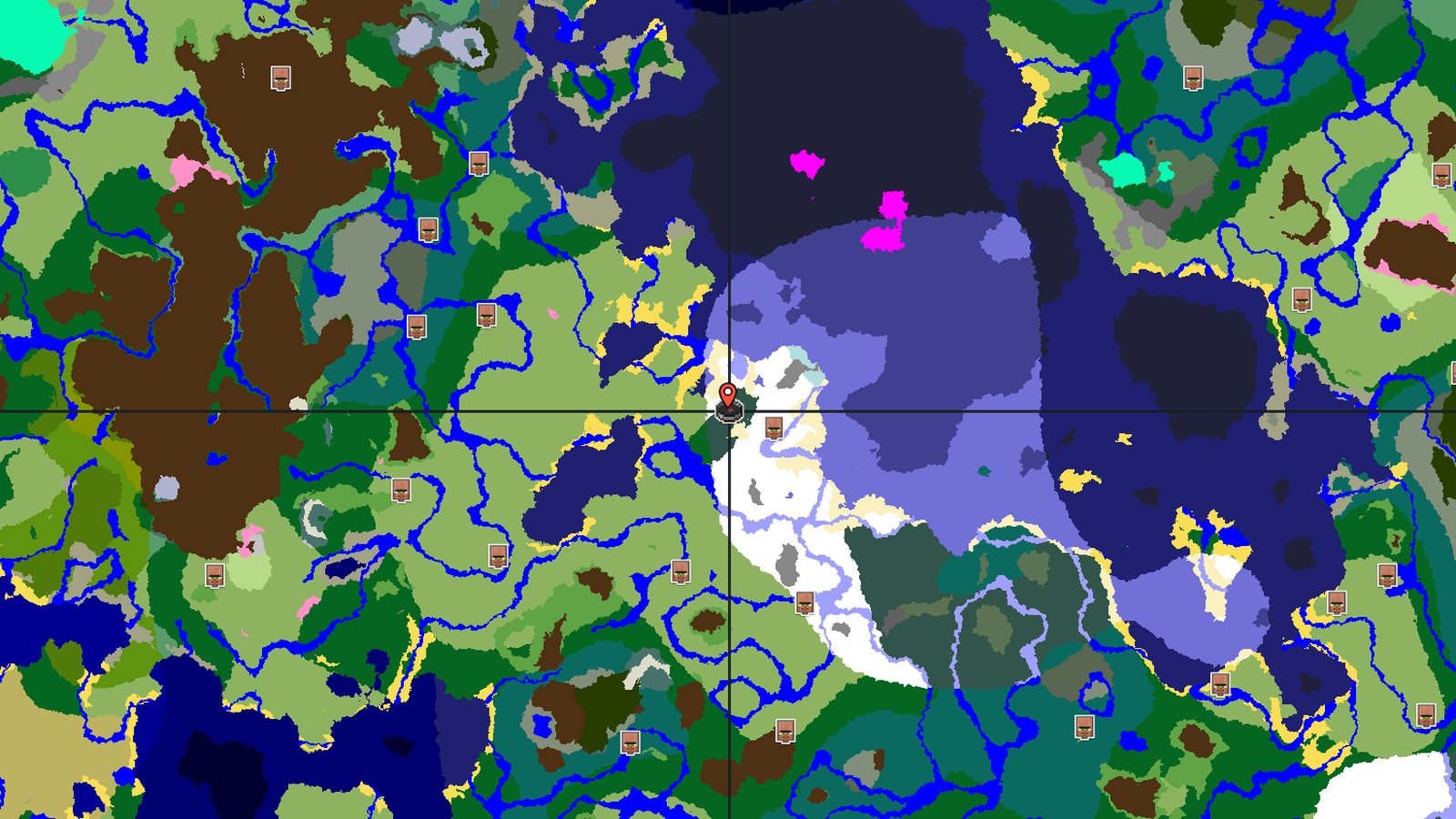 Snowy Taiga Spawn Near Village and Trial Chambers — Minecraft seed preview