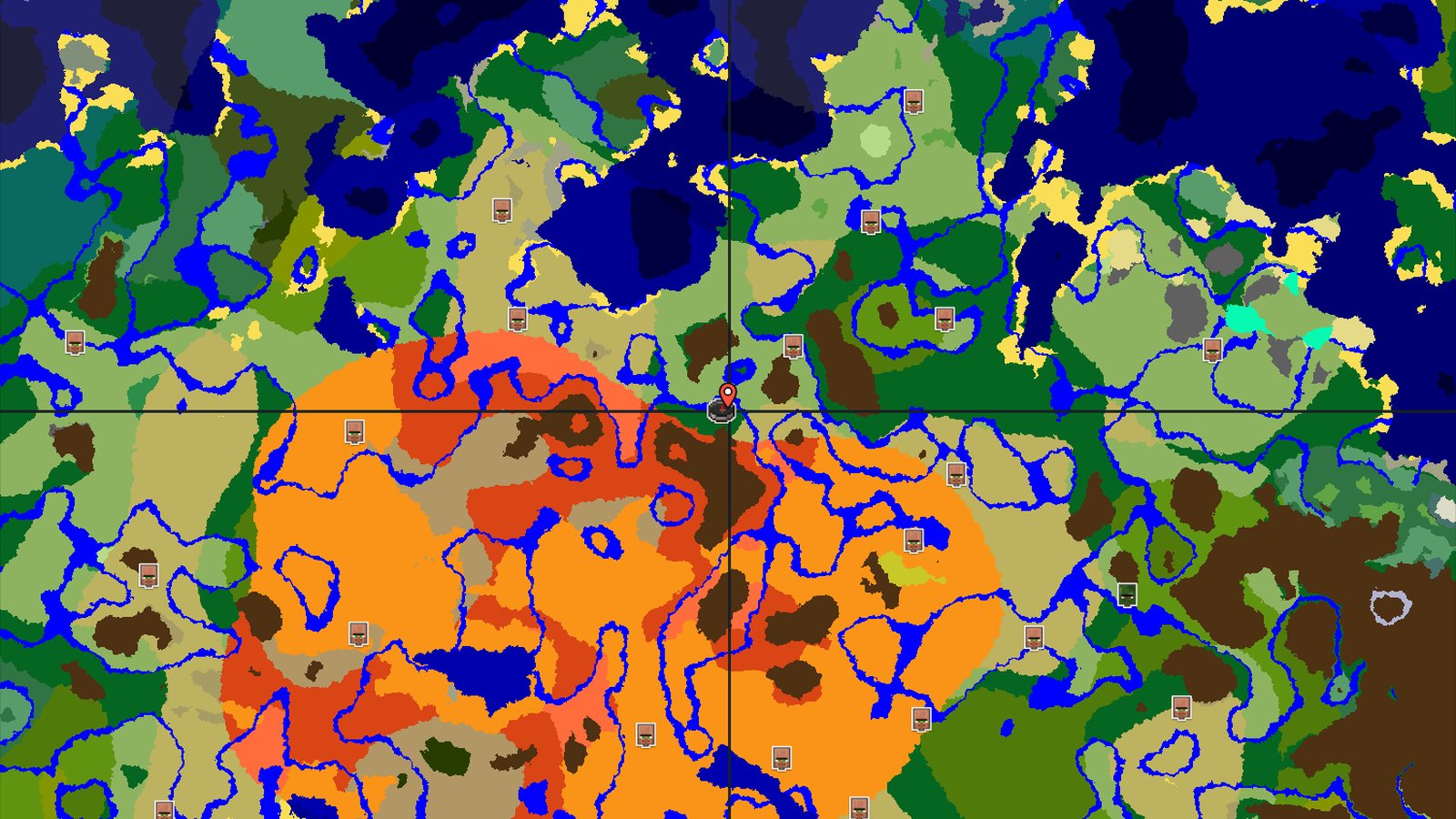 Spawn in a Forest, Badlands Close By — Minecraft seed preview