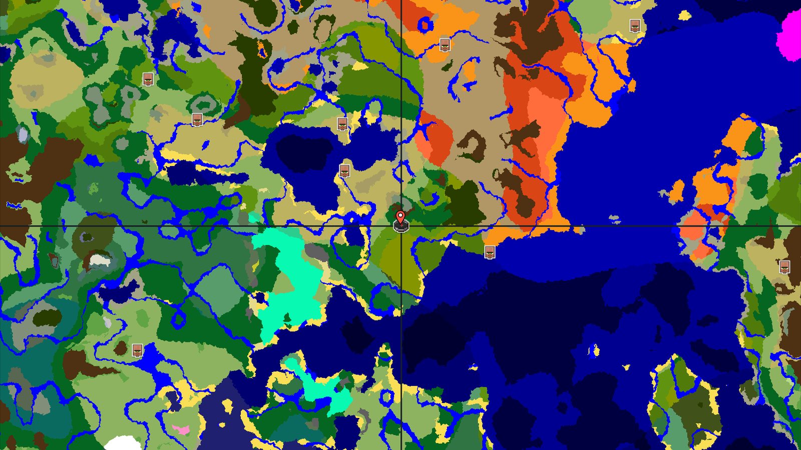 Jungle Start with Nearby Stony Peaks and Badlands — Minecraft seed preview