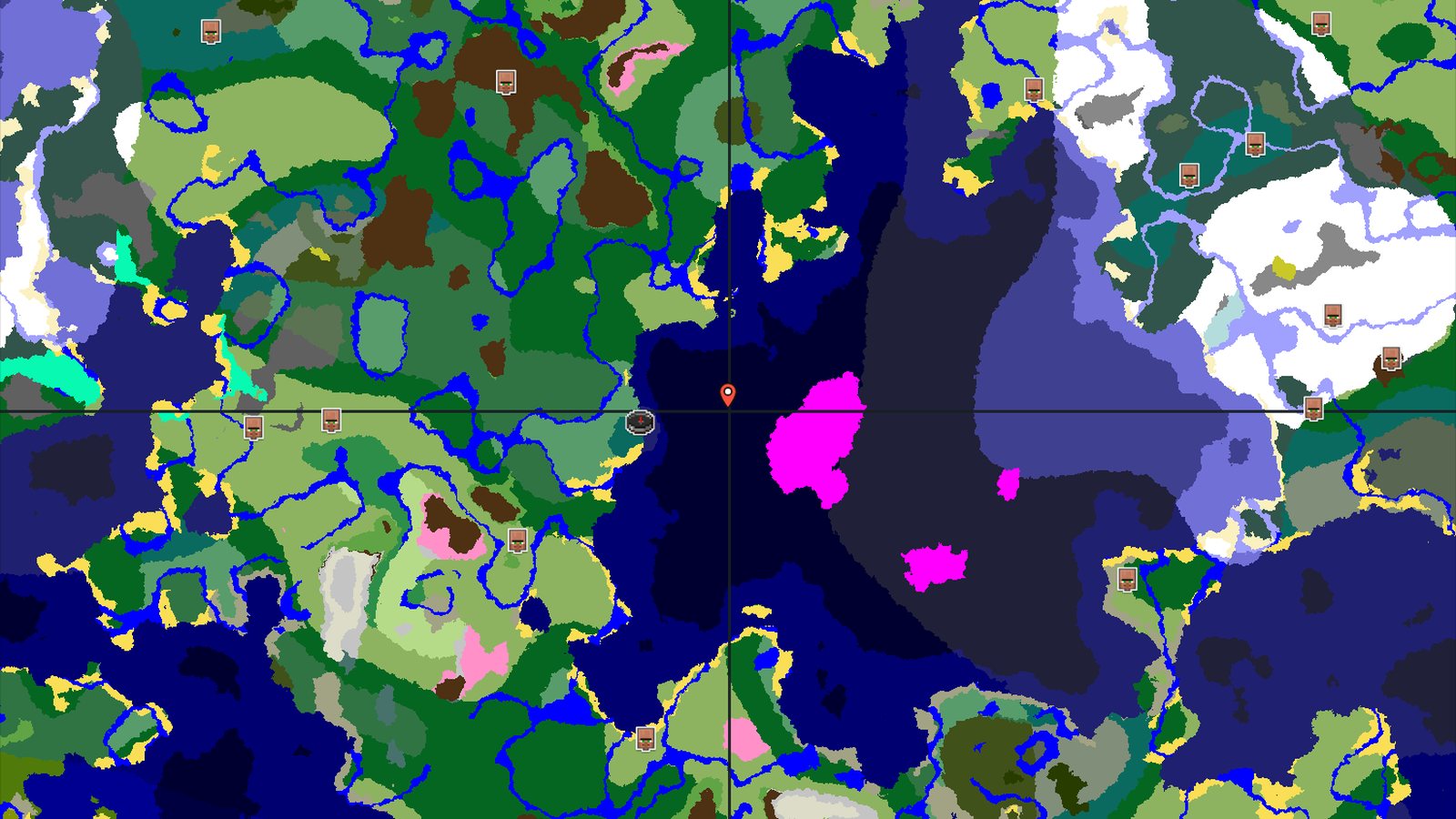 Spawn Near a Mushroom Fields Island — Minecraft seed preview