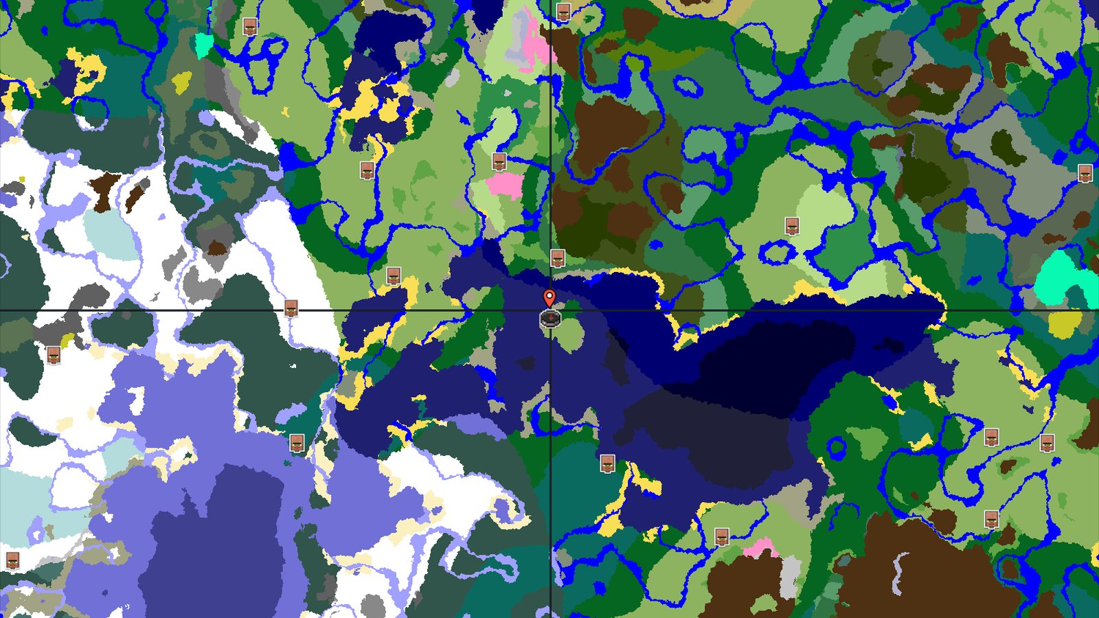 An Island Start with Distant Riches — Minecraft seed preview