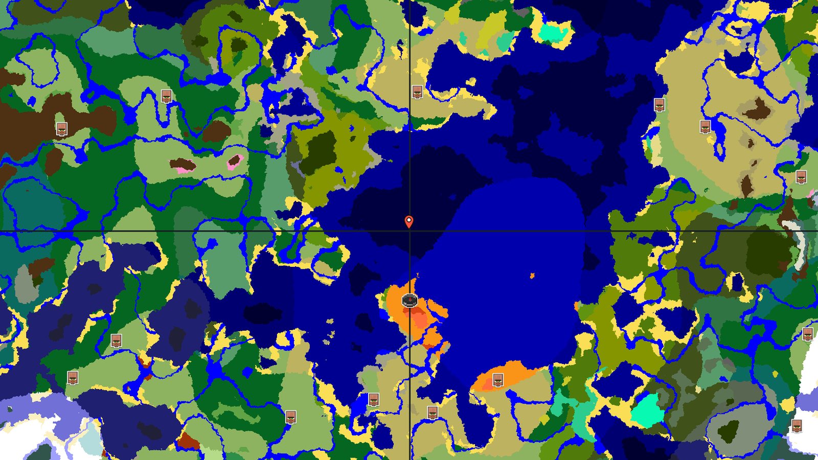 Eroded Badlands Island — Minecraft seed preview