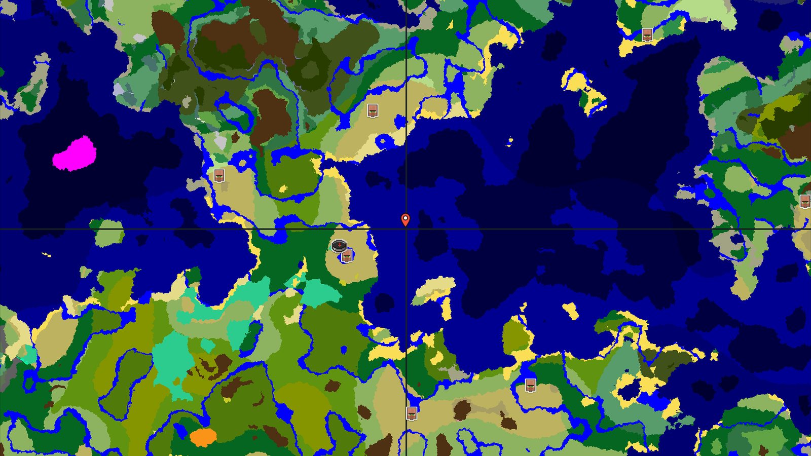 Savanna Start with Close Structures and Jungle Nearby — Minecraft seed preview