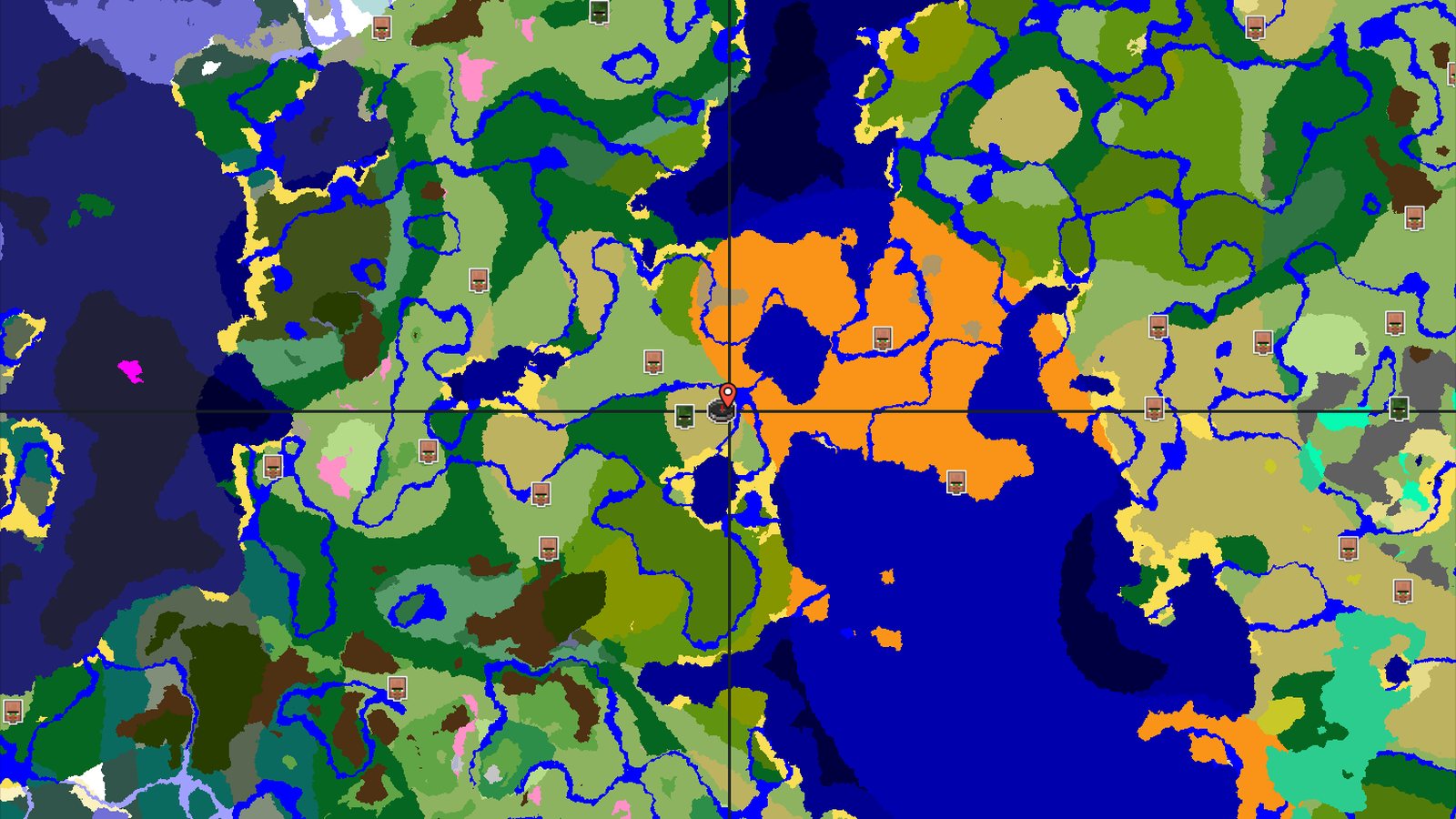 Savanna Spawn with a Nearby Abandoned Village — Minecraft seed preview