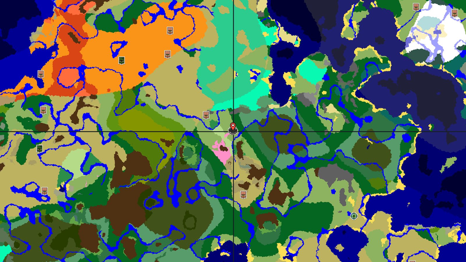 Plains Spawn Near Trial Chambers and Woodland Mansion — Minecraft seed preview