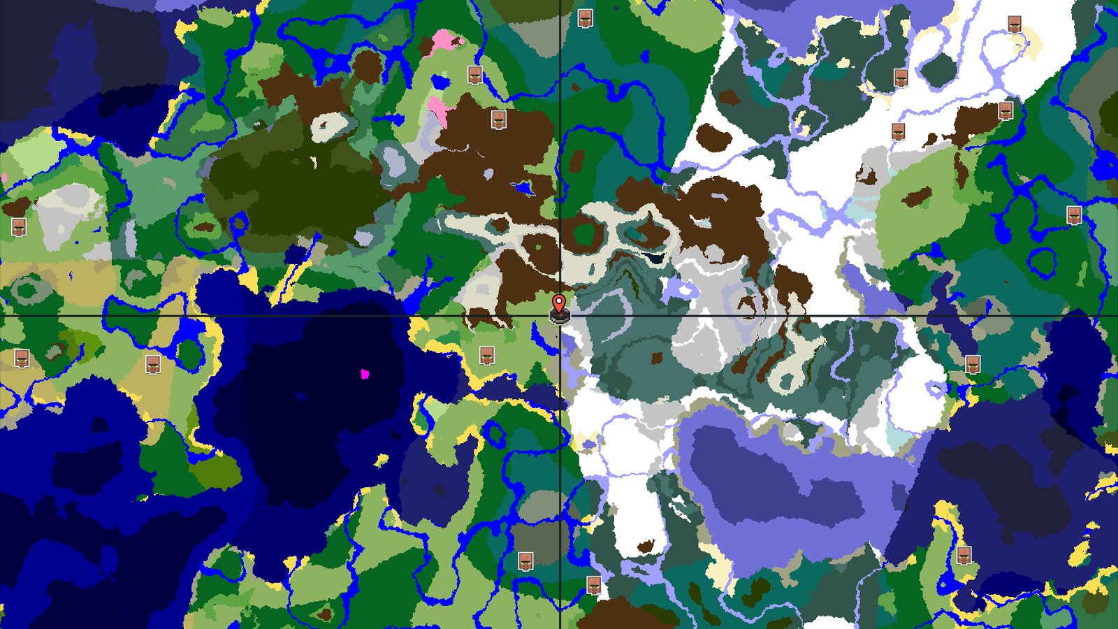 Snowy Mountains and a Close Ancient City — Minecraft seed preview