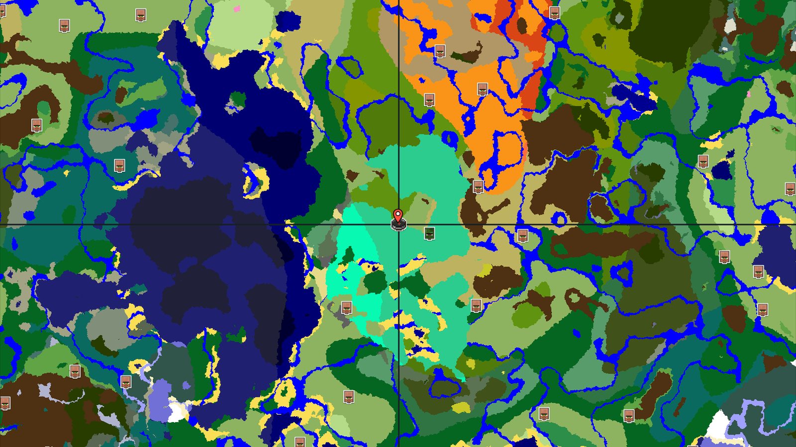 Mangrove Swamp Spawn with Nearby Trial Chambers — Minecraft seed preview