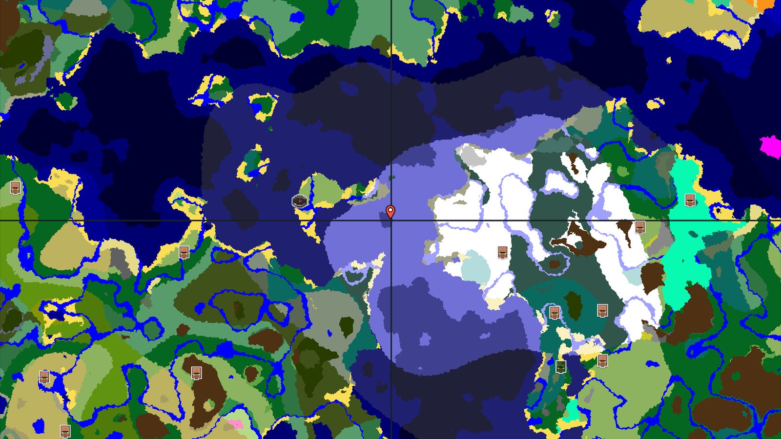 Ocean Exploration and Loot Near a Cold Spawn — Minecraft seed preview