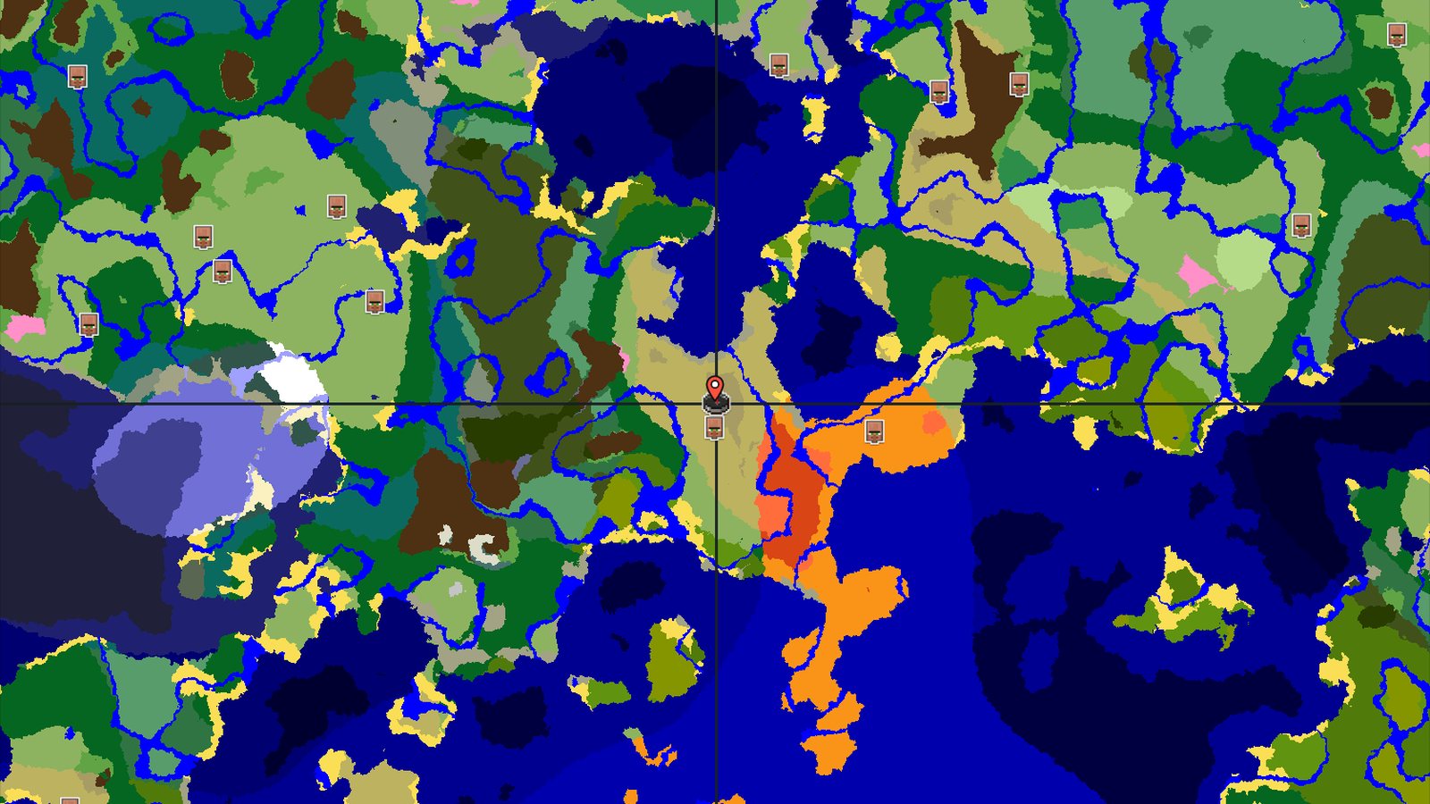 Savanna Plateau with Eroded Badlands Nearby — Minecraft seed preview