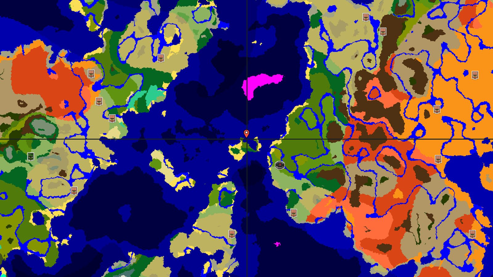 Bamboo Jungle at the Coast — Minecraft seed preview